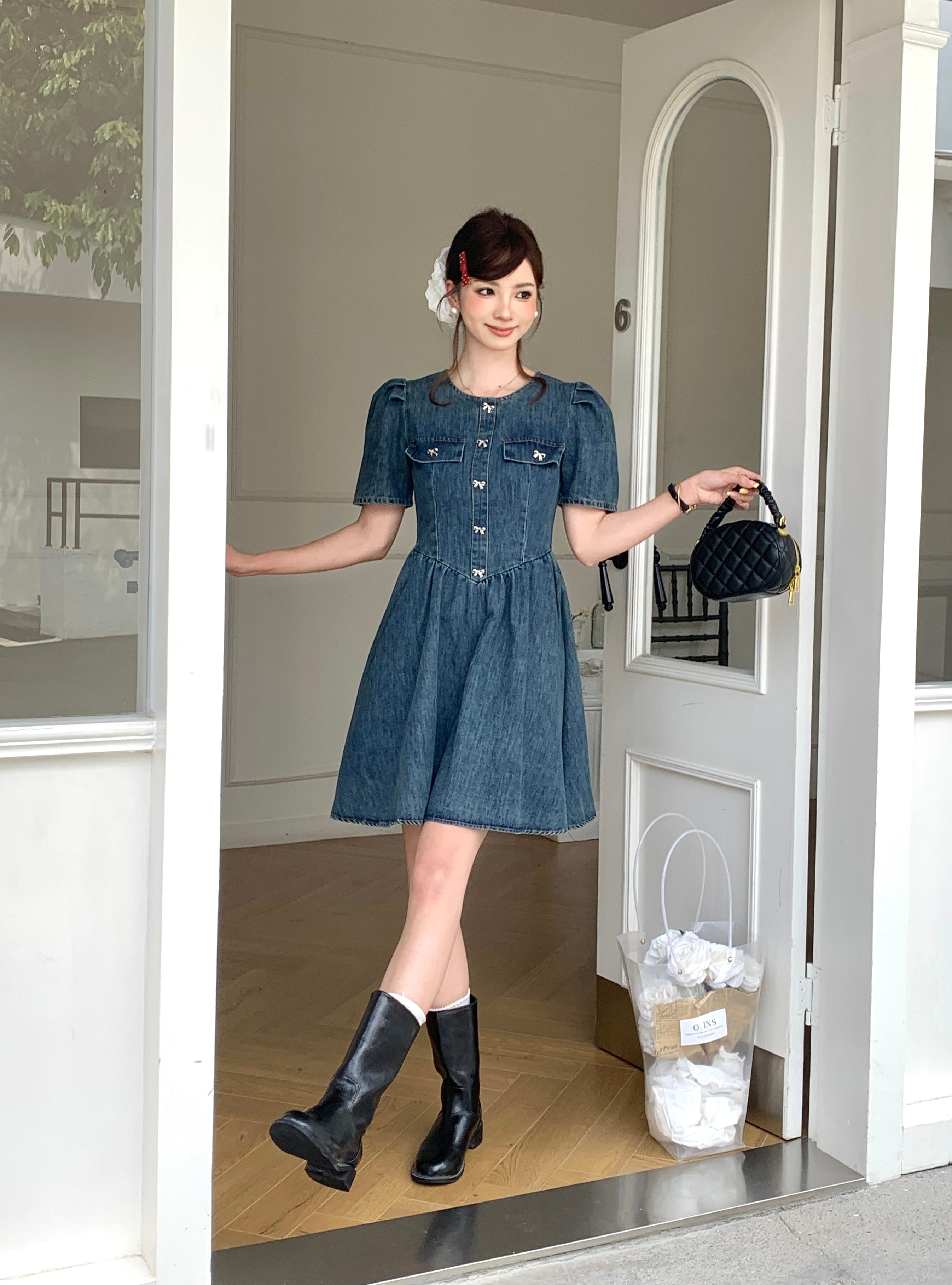Candace Denim Dress