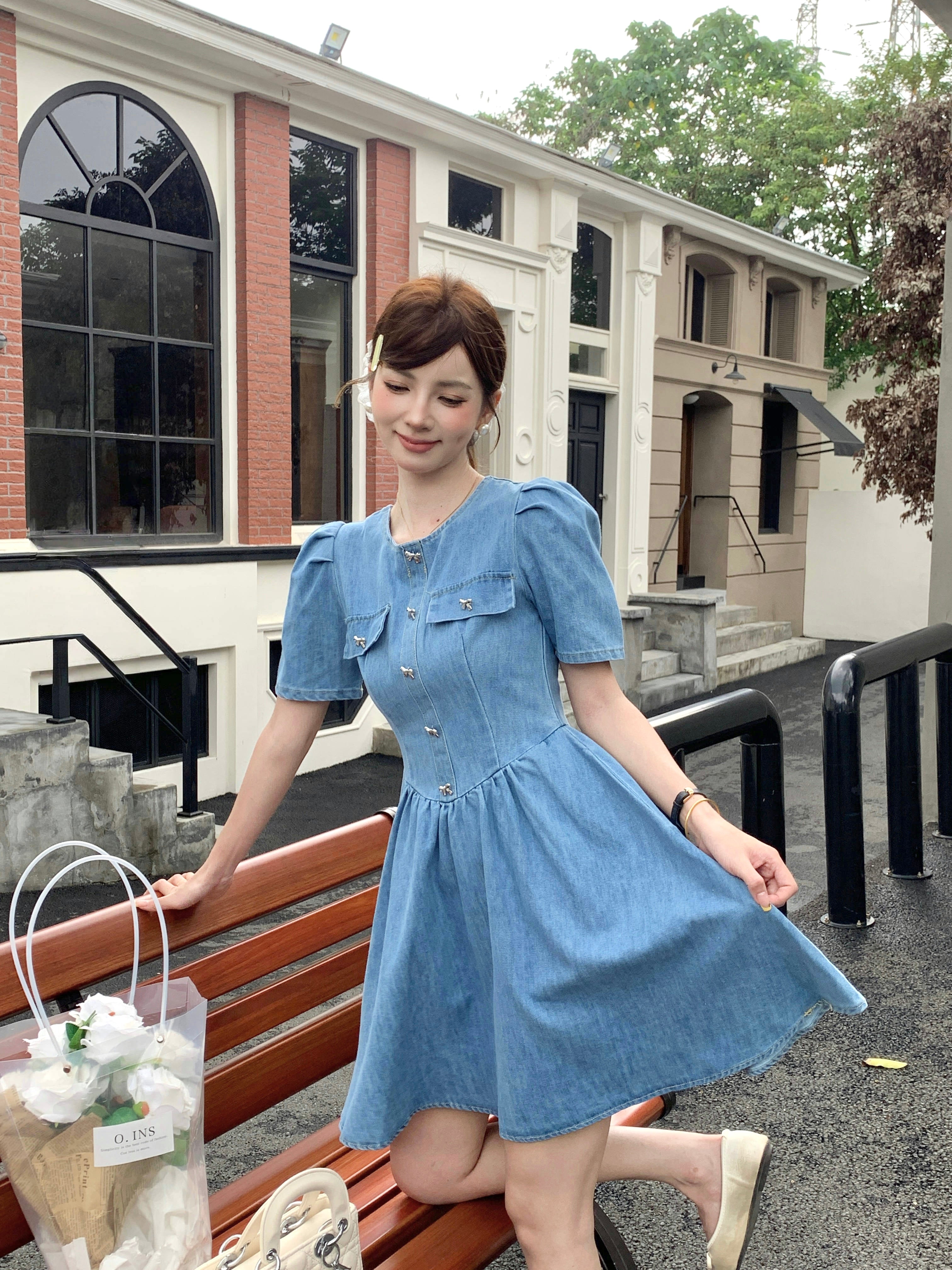 Candace Denim Dress