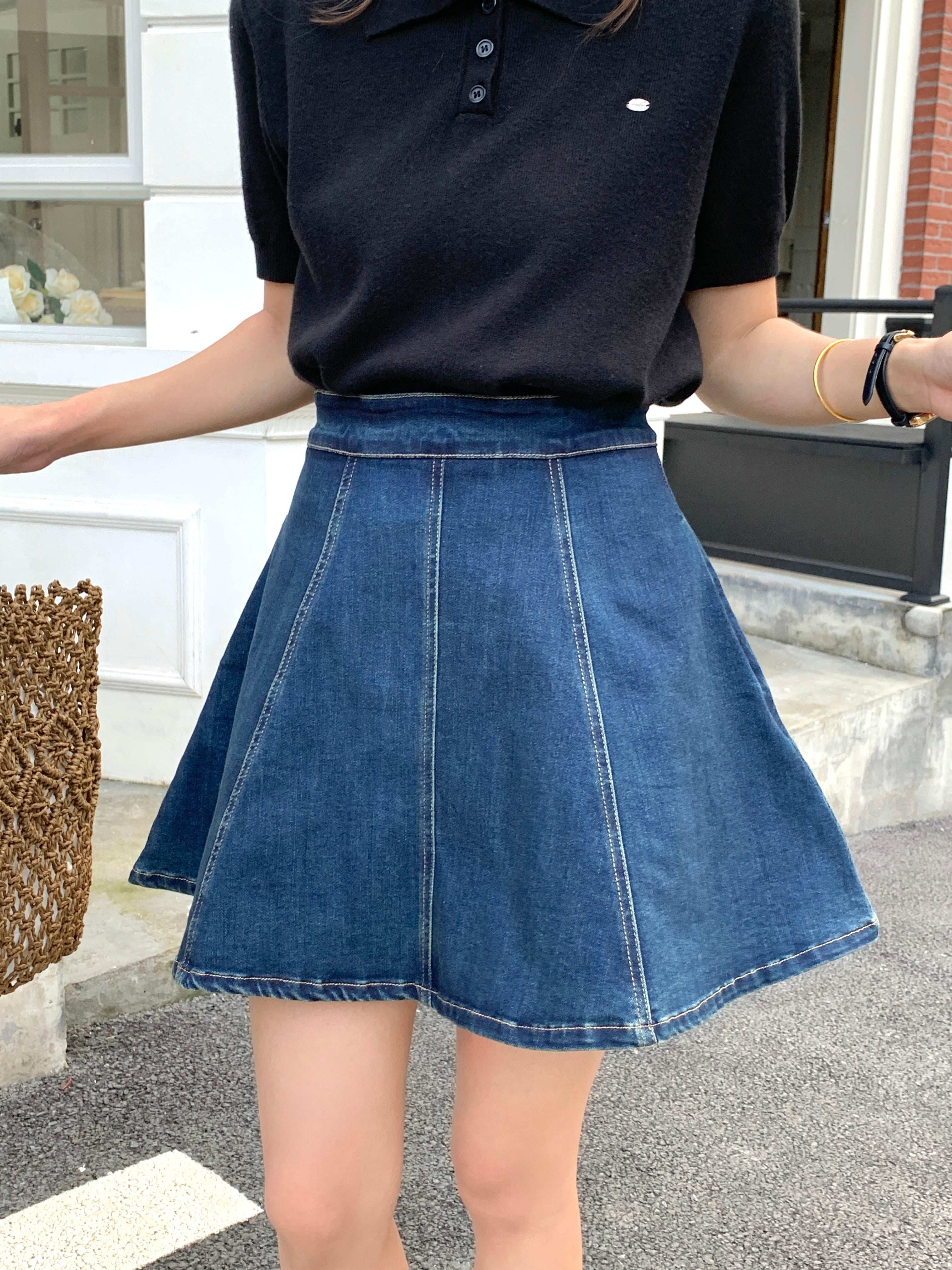 Nahida Denim Skirt
