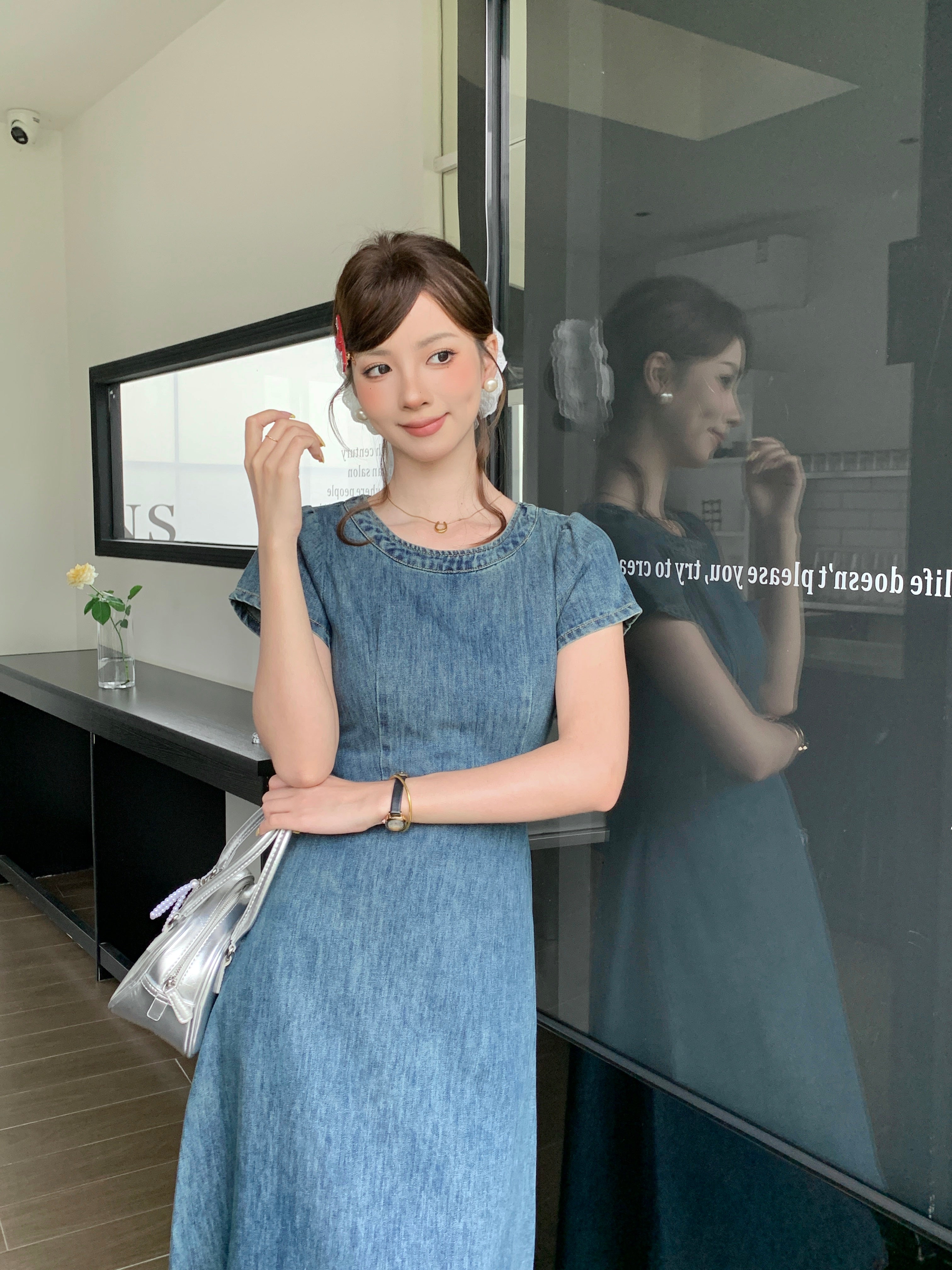 Sigewinne Denim Dress