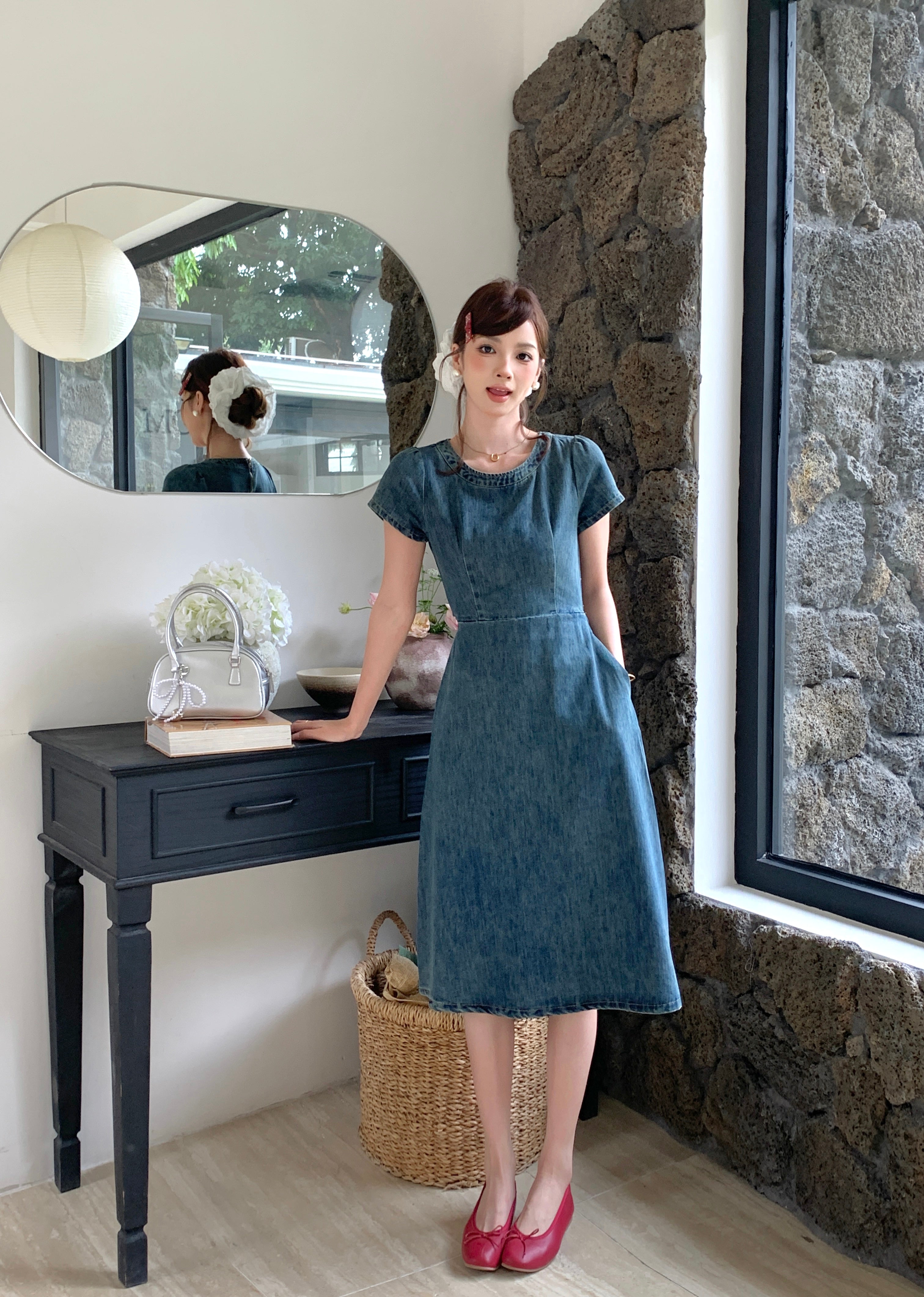 Sigewinne Denim Dress