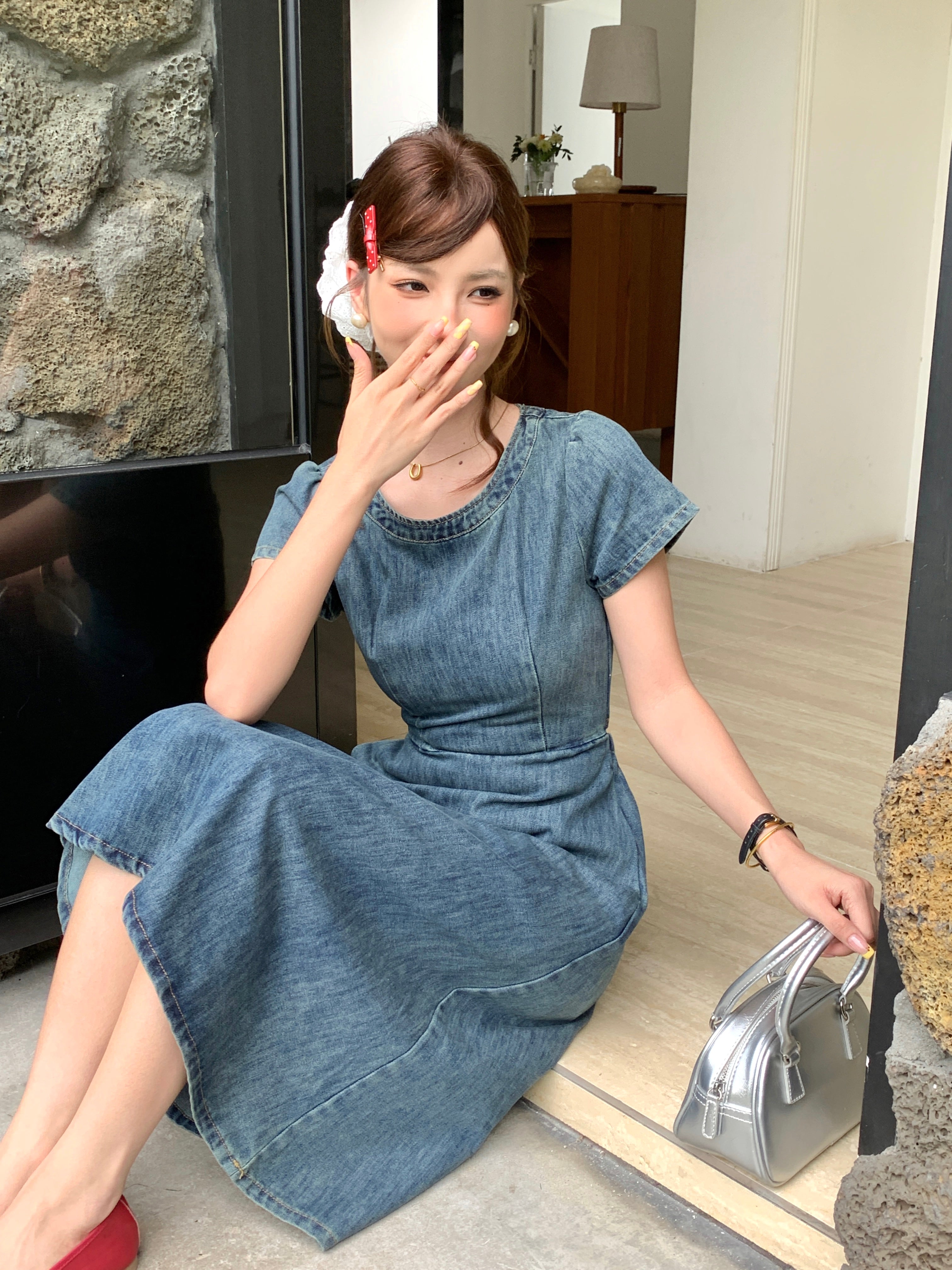 Sigewinne Denim Dress