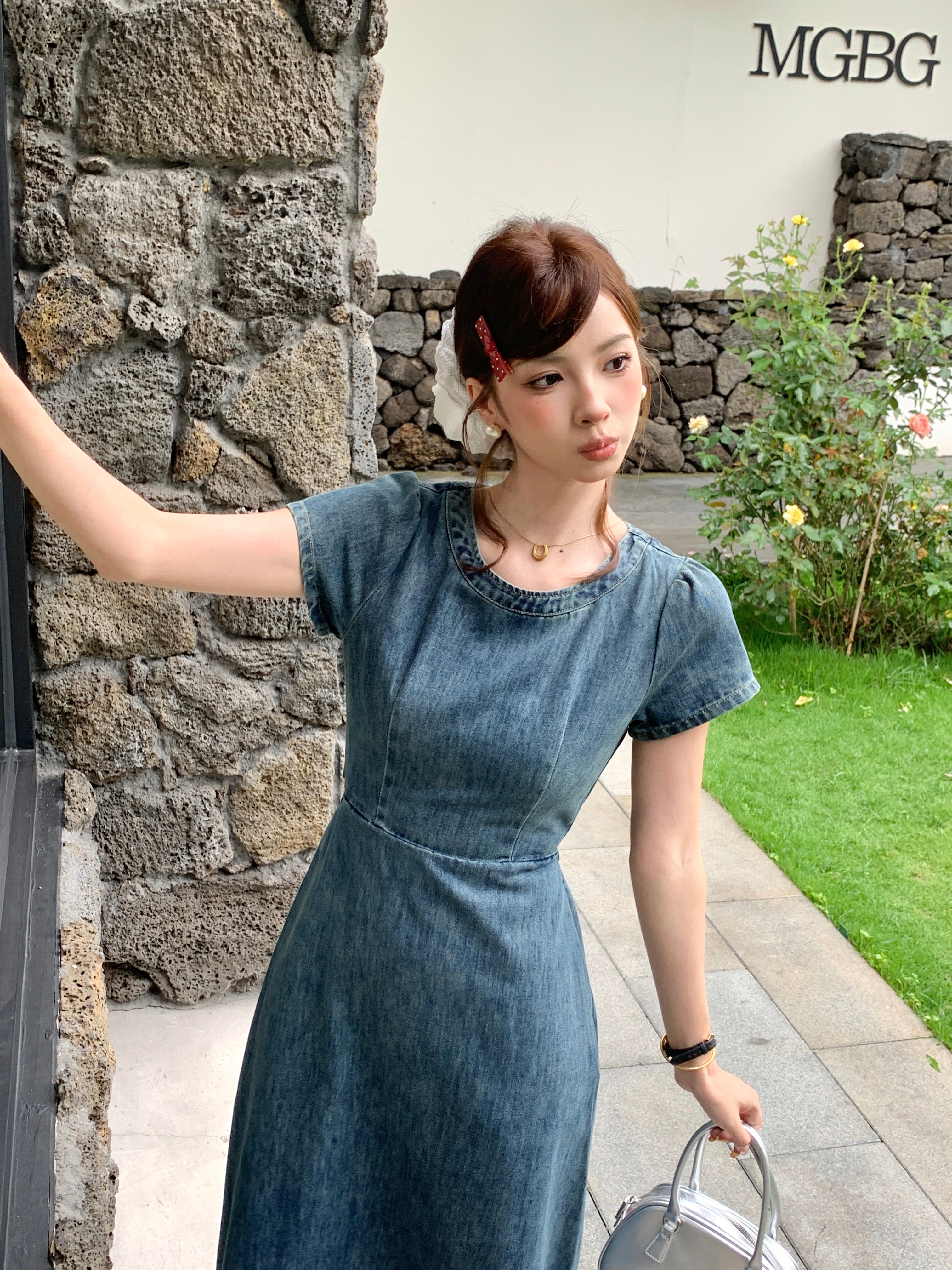 Sigewinne Denim Dress