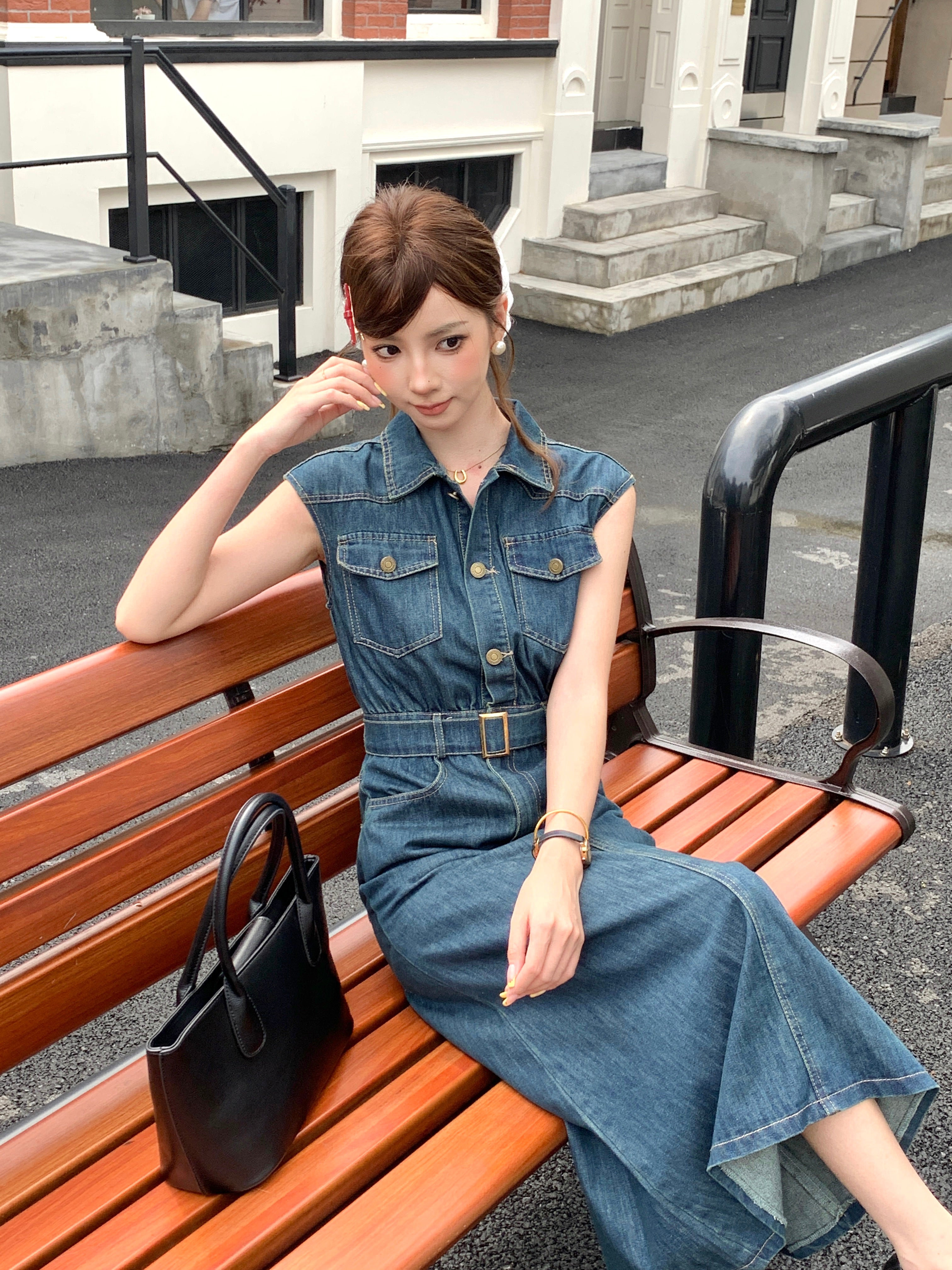 Jane Denim Dress