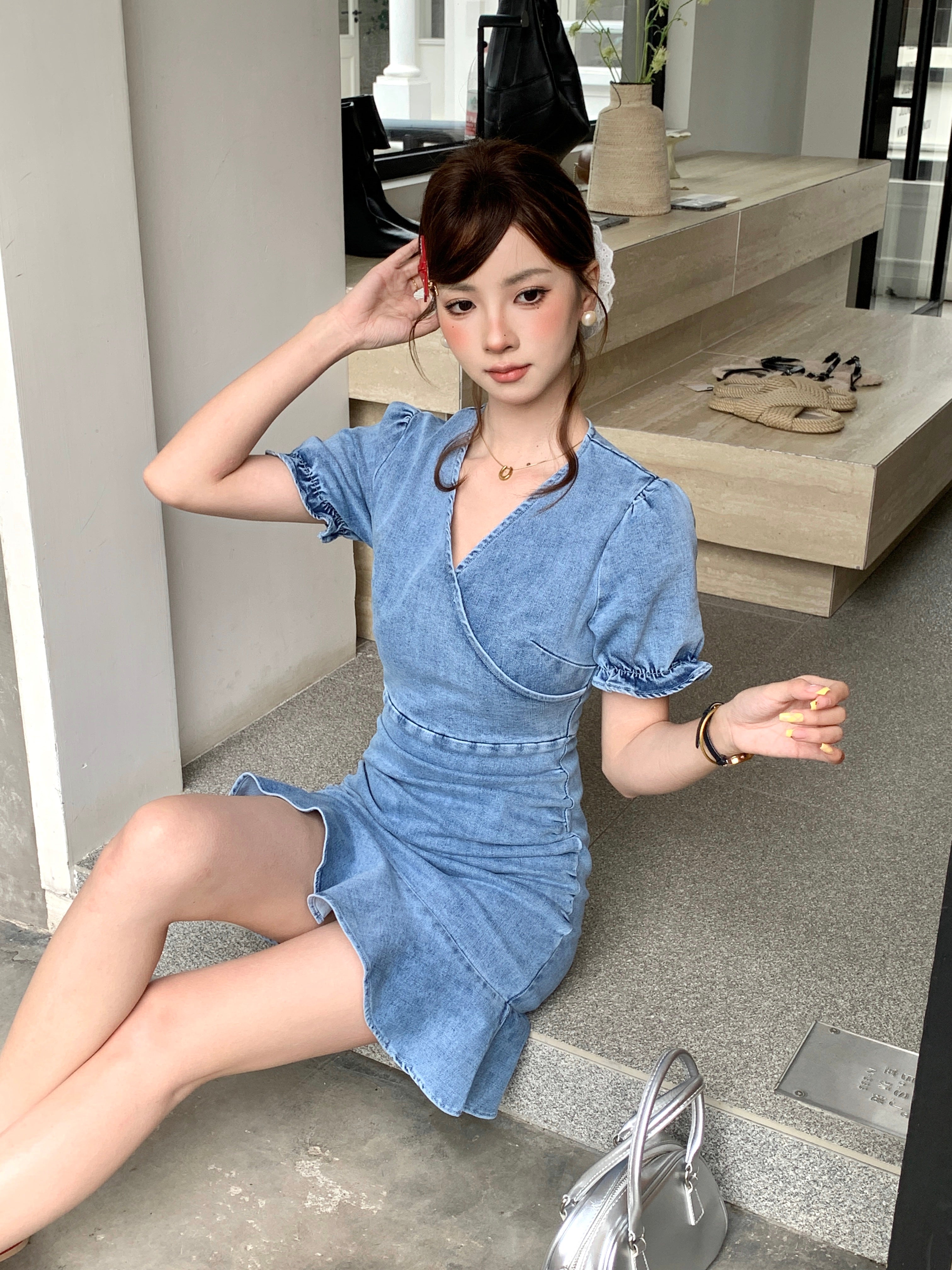 Winnie Denim Dress