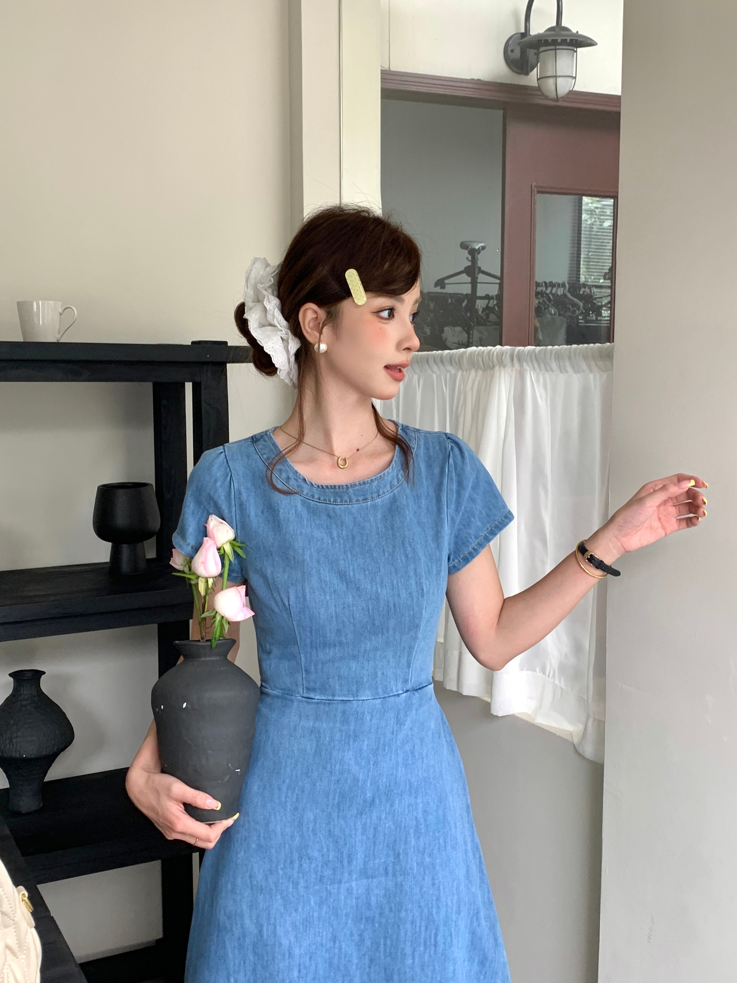 Sigewinne Denim Dress