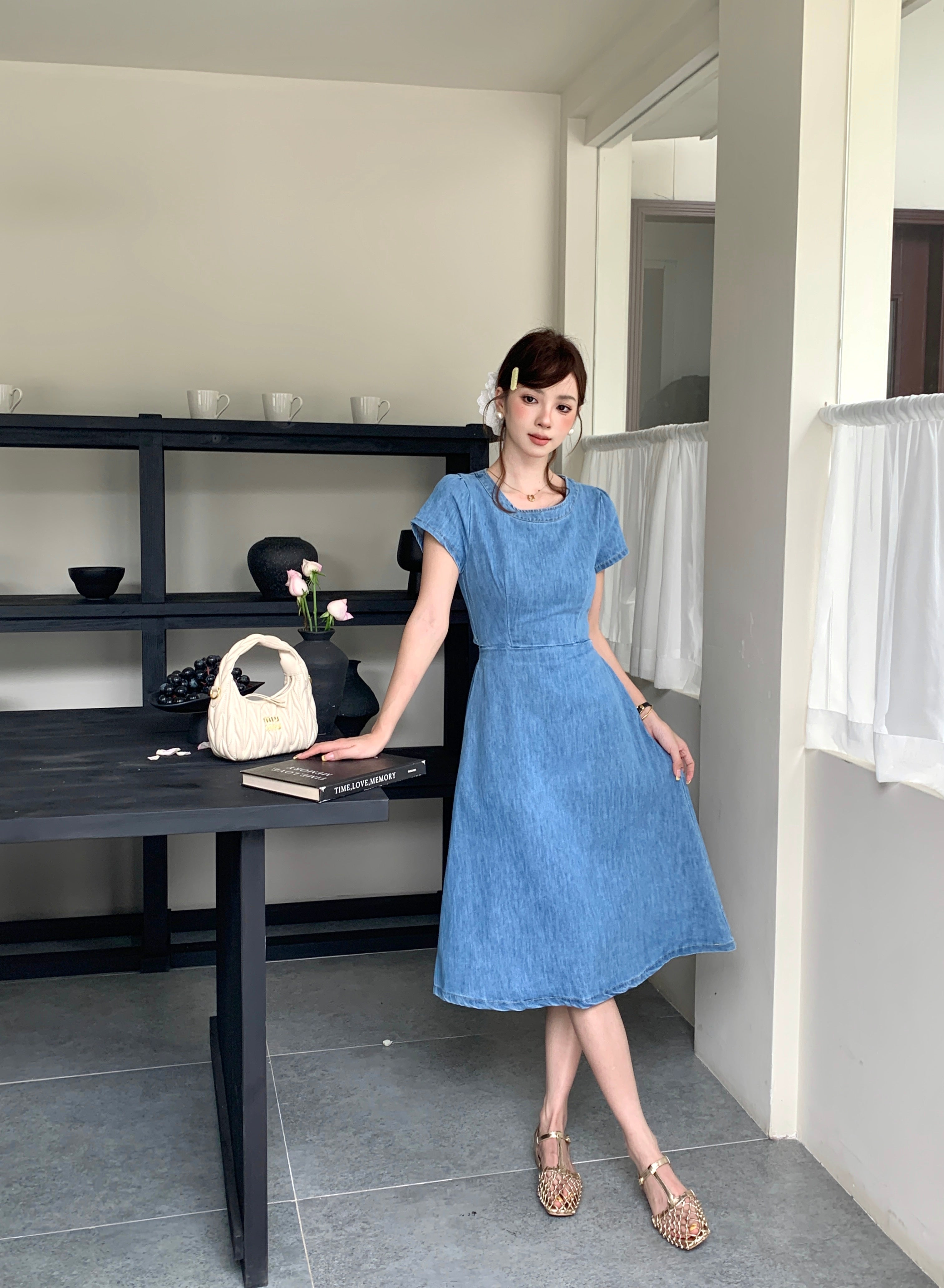 Sigewinne Denim Dress