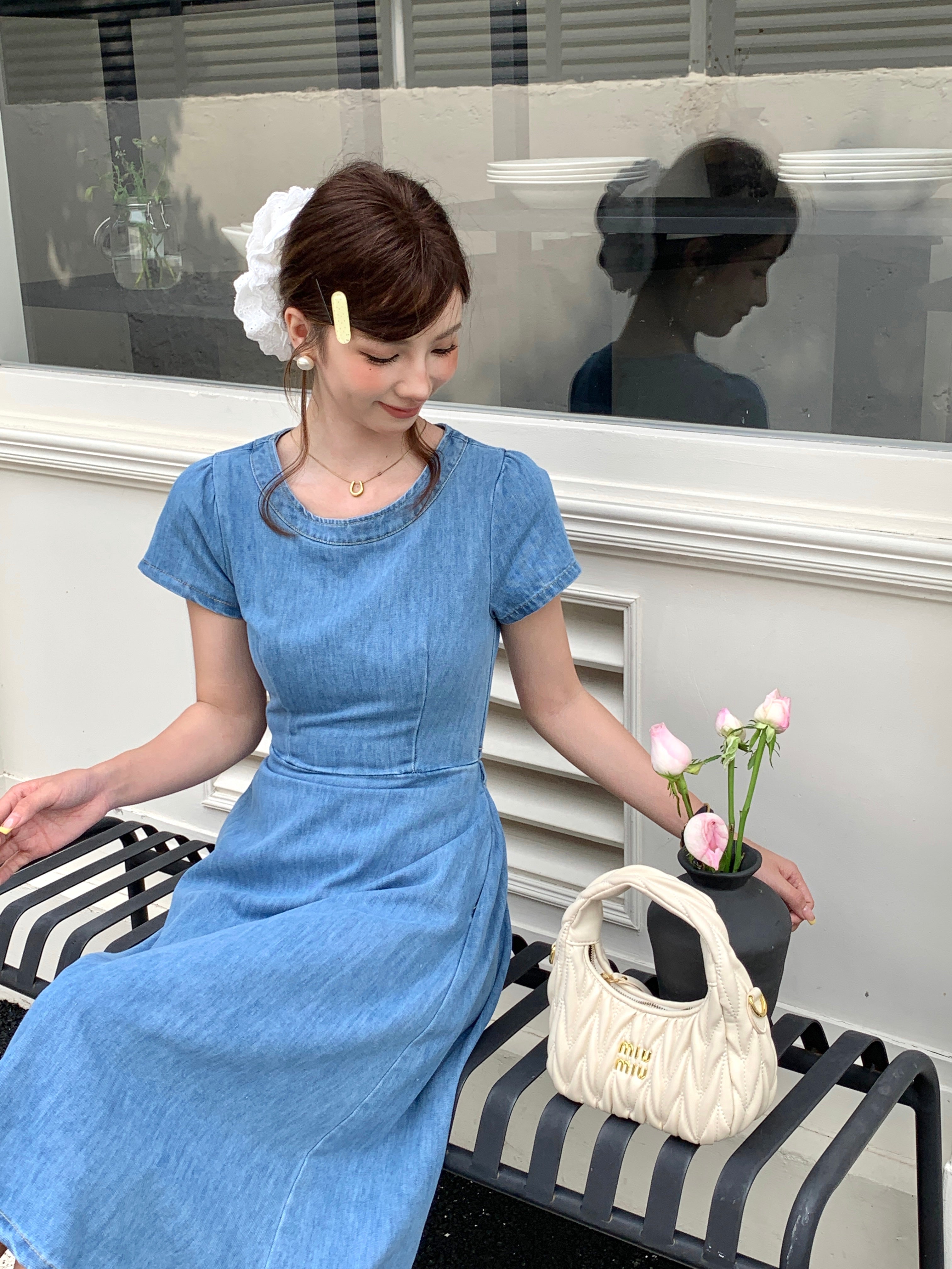 Sigewinne Denim Dress