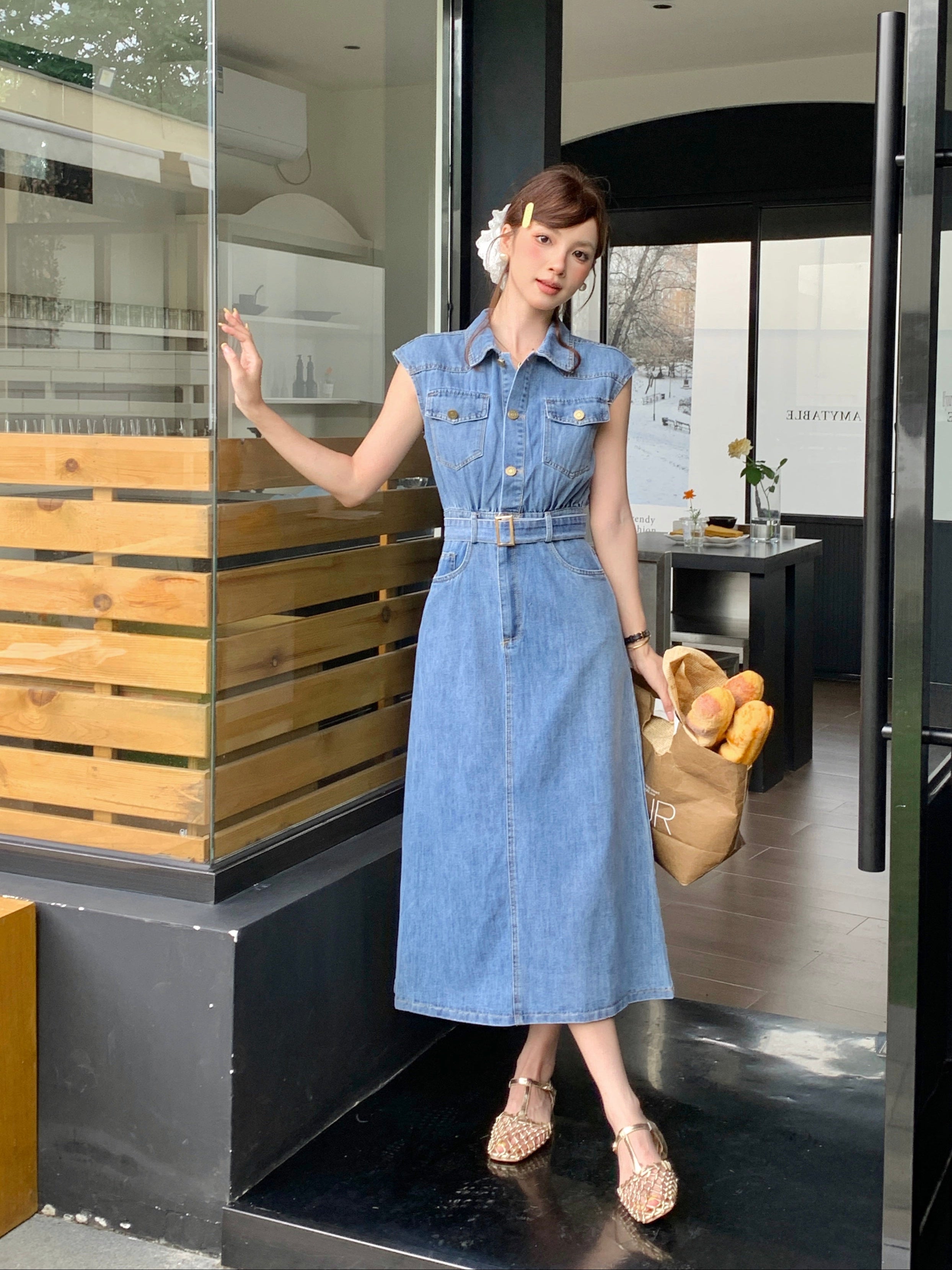 Jane Denim Dress