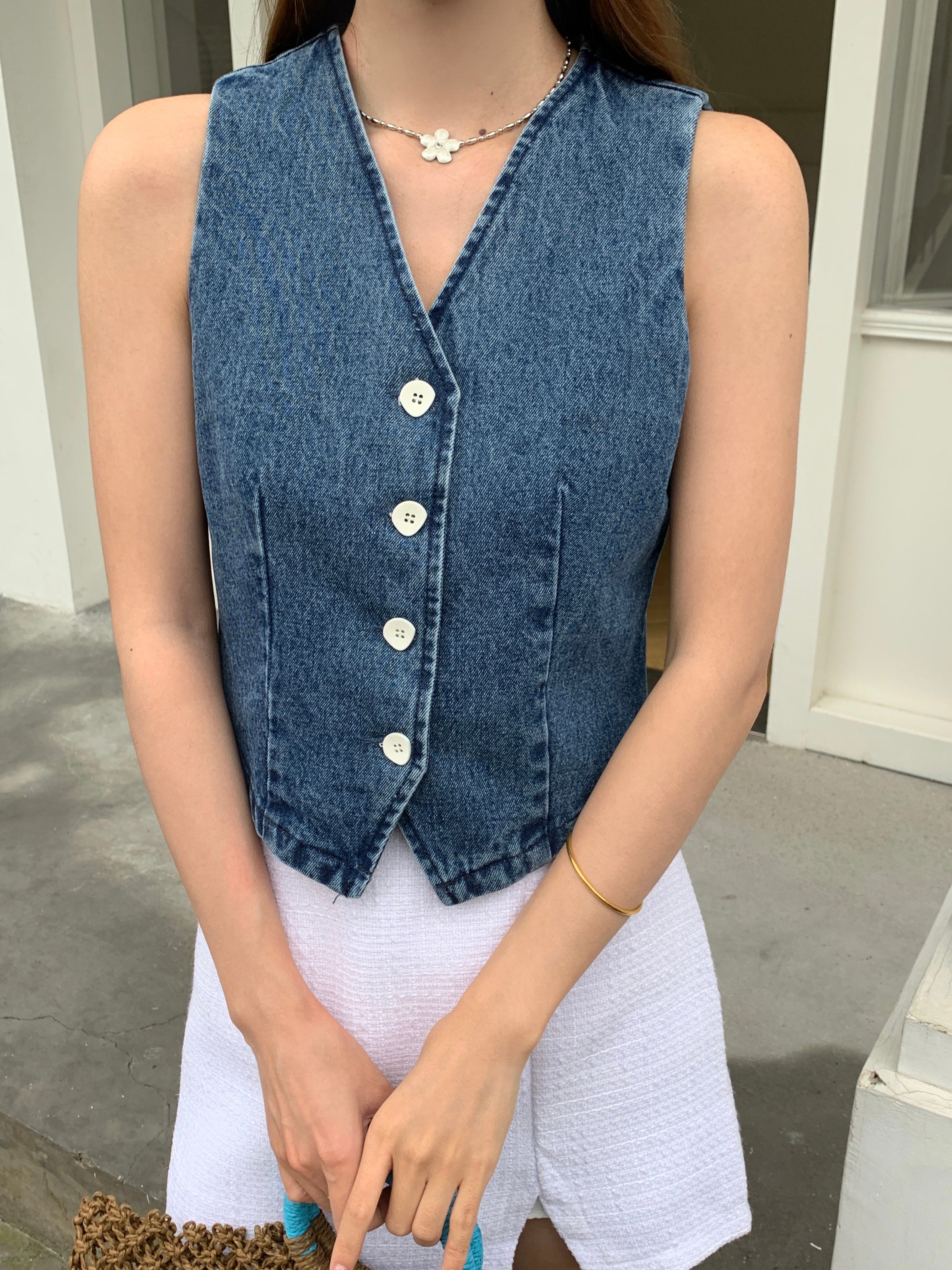 Xilonen Denim Vest