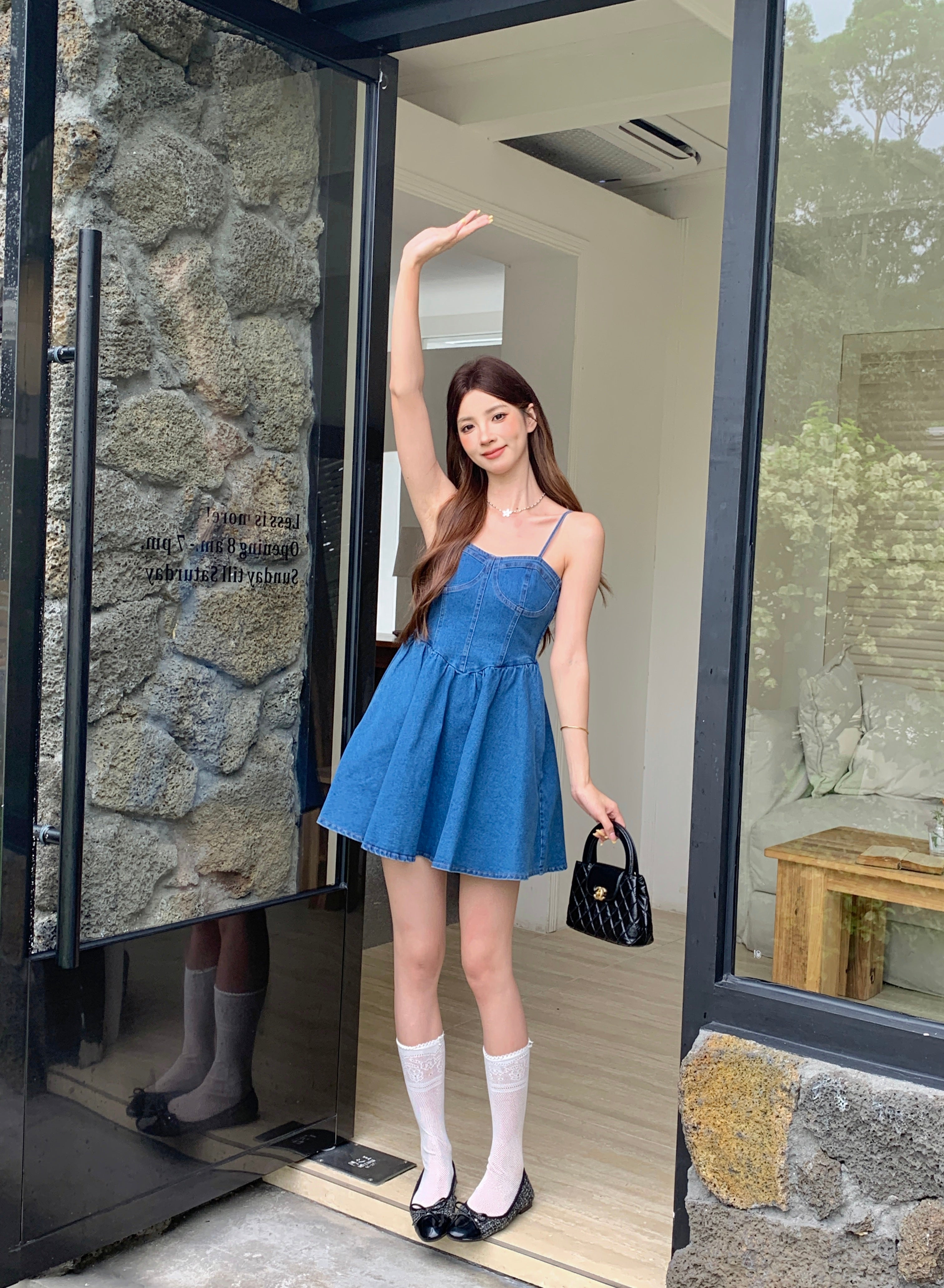 Dakota Denim Dress (Defect)