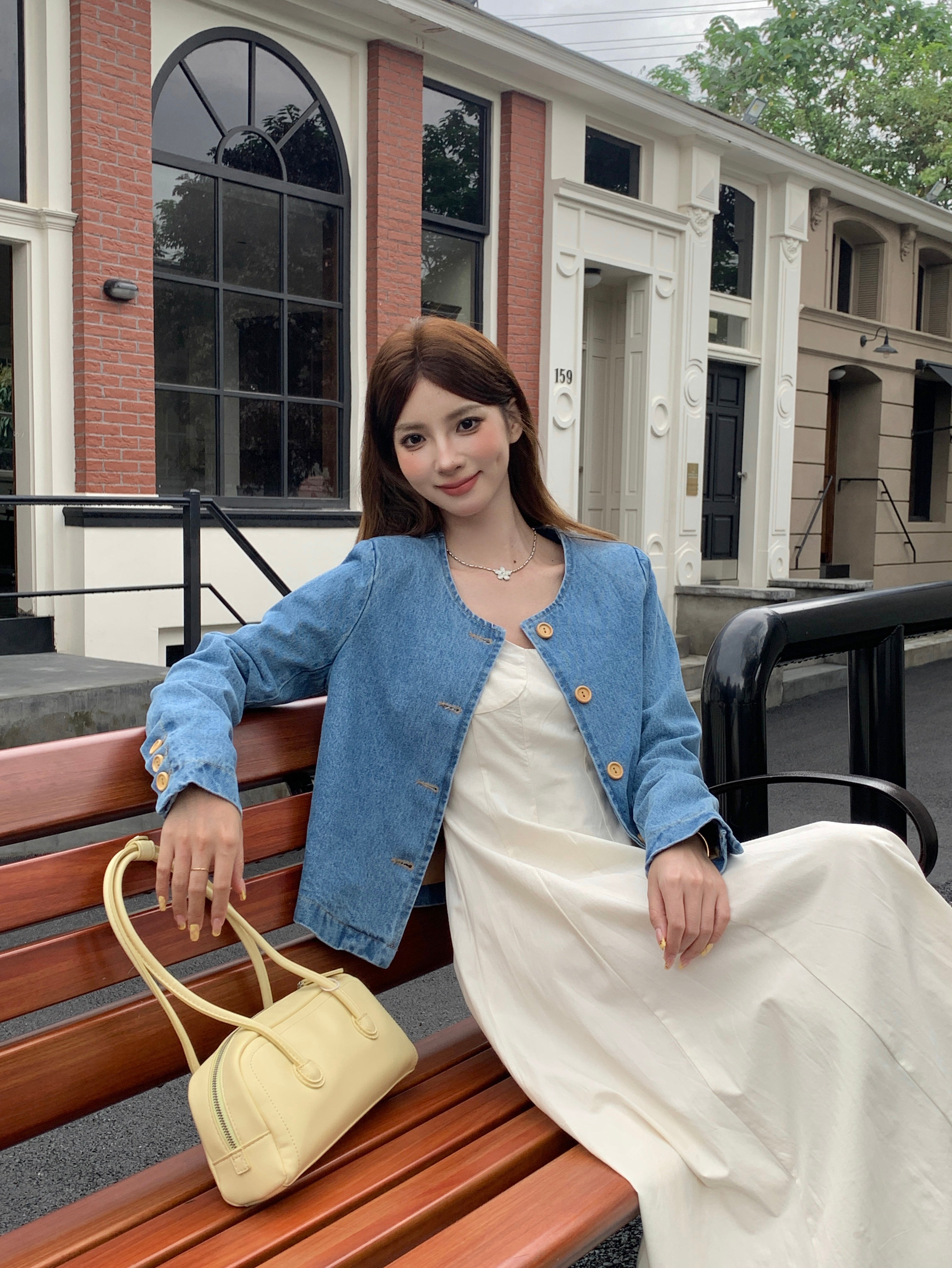 Yoleni Denim Outer