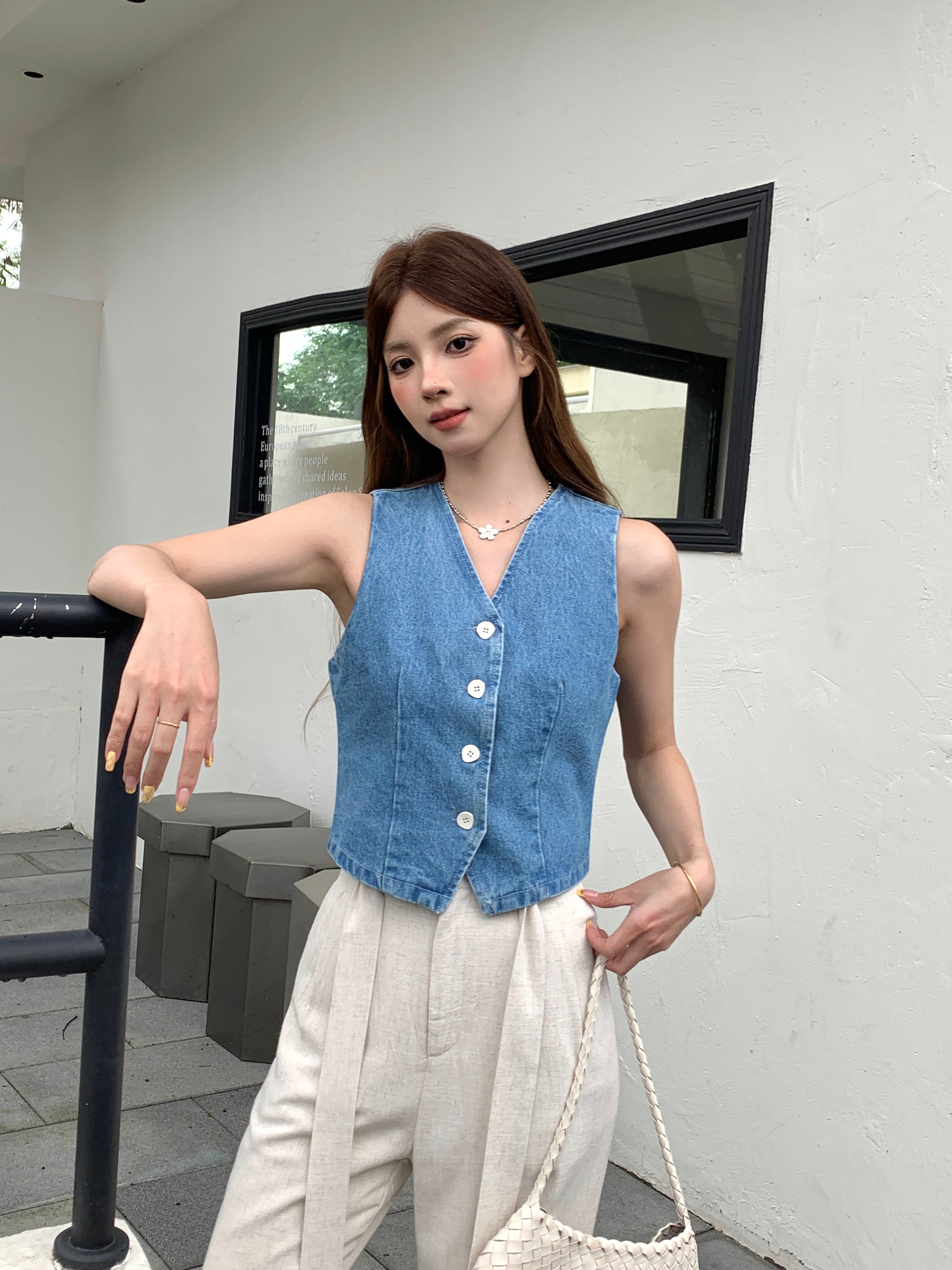 Xilonen Denim Vest
