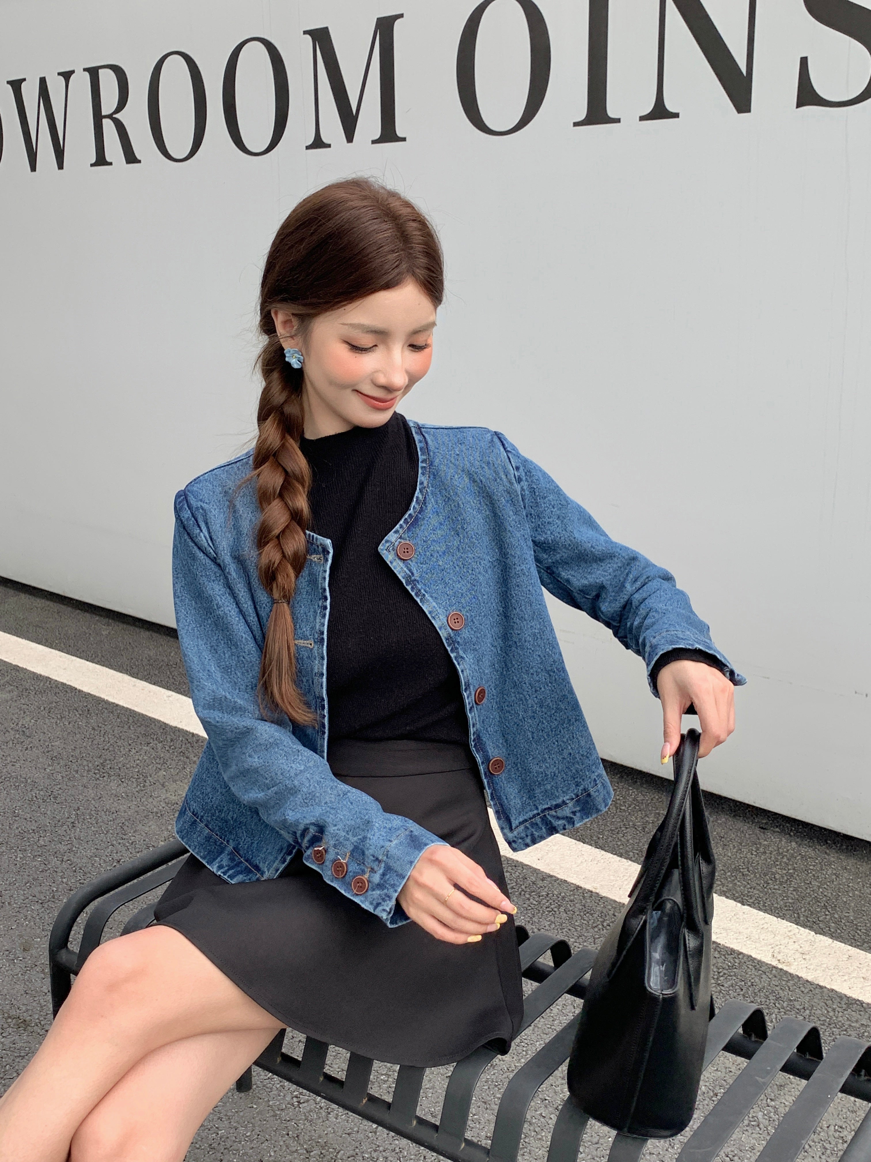 Yoleni Denim Outer