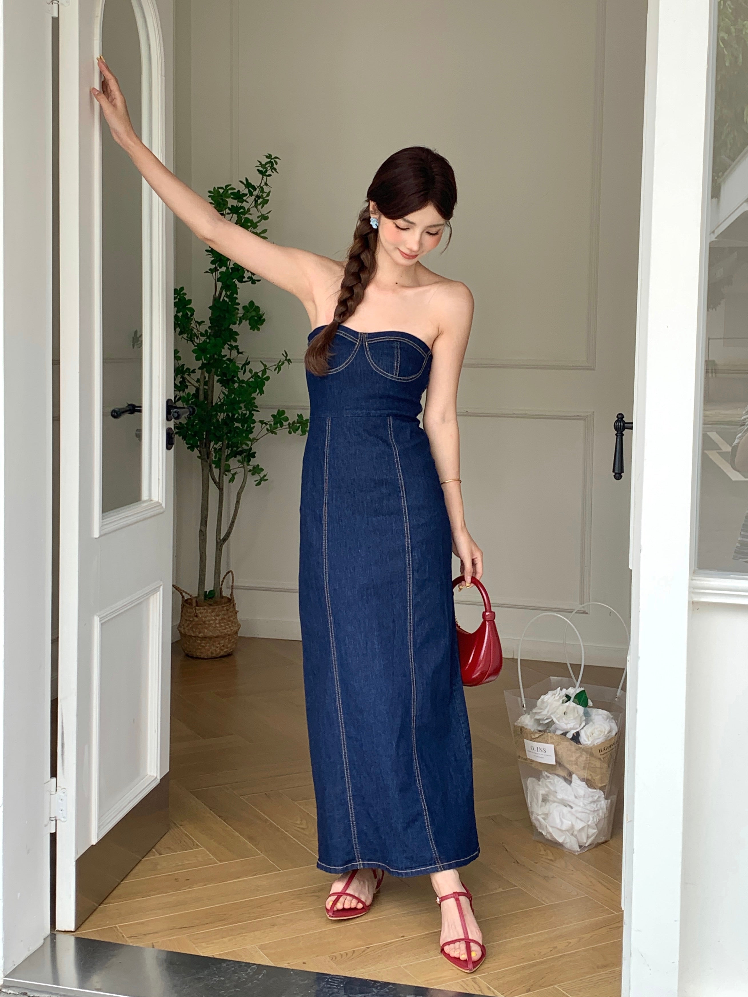 Savannah Denim Dress