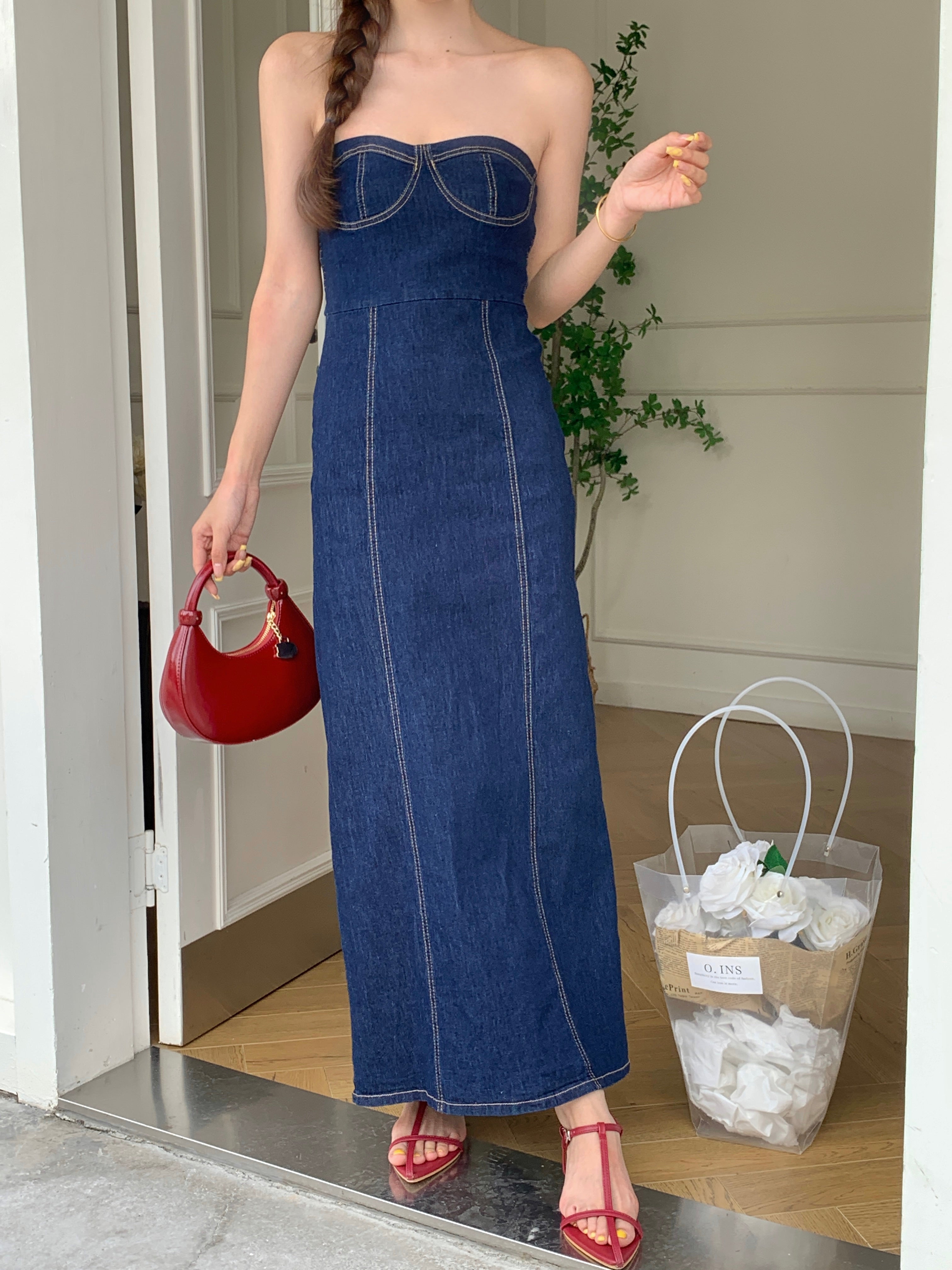 Savannah Denim Dress