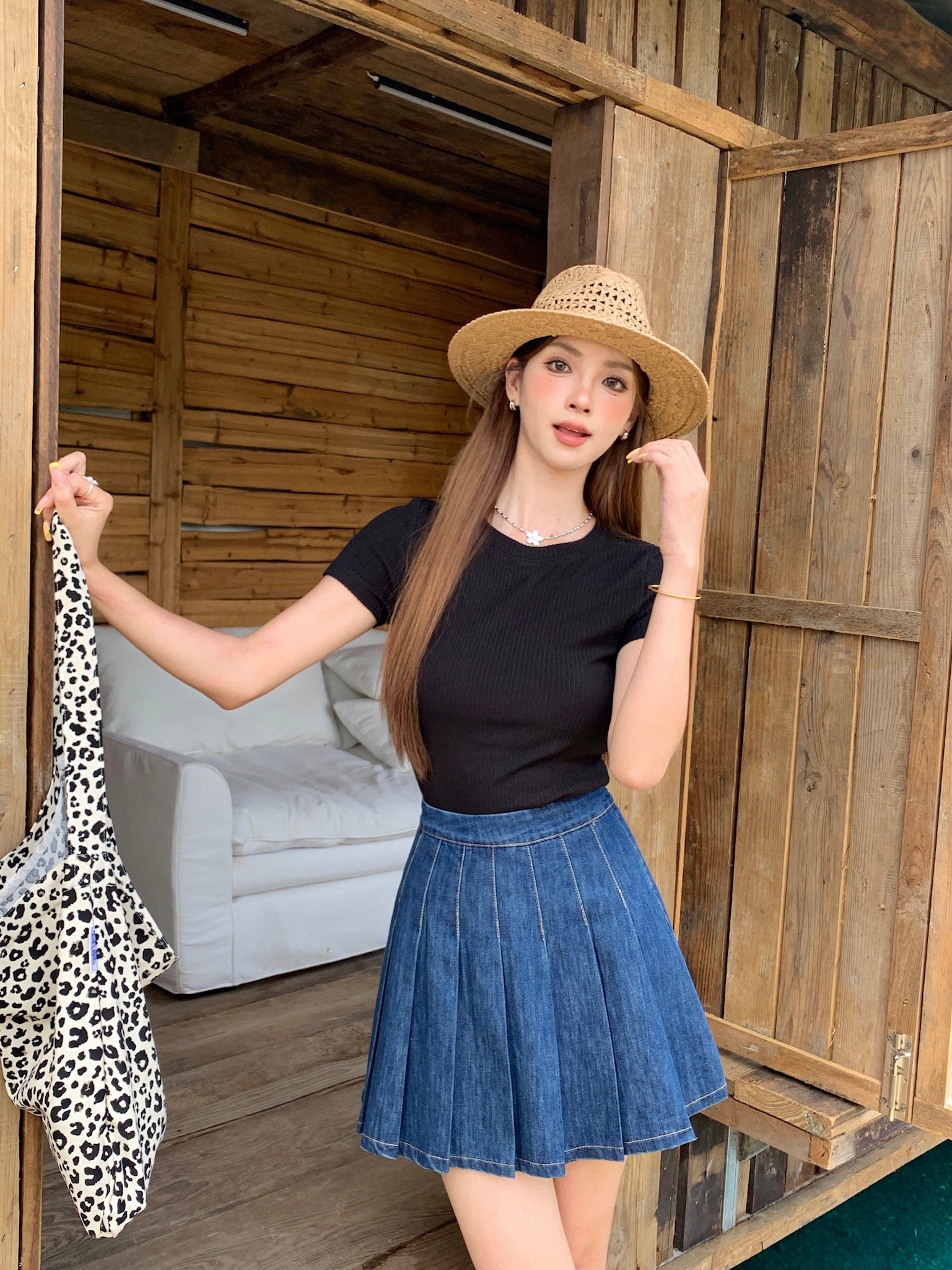 Lani Denim Skirt