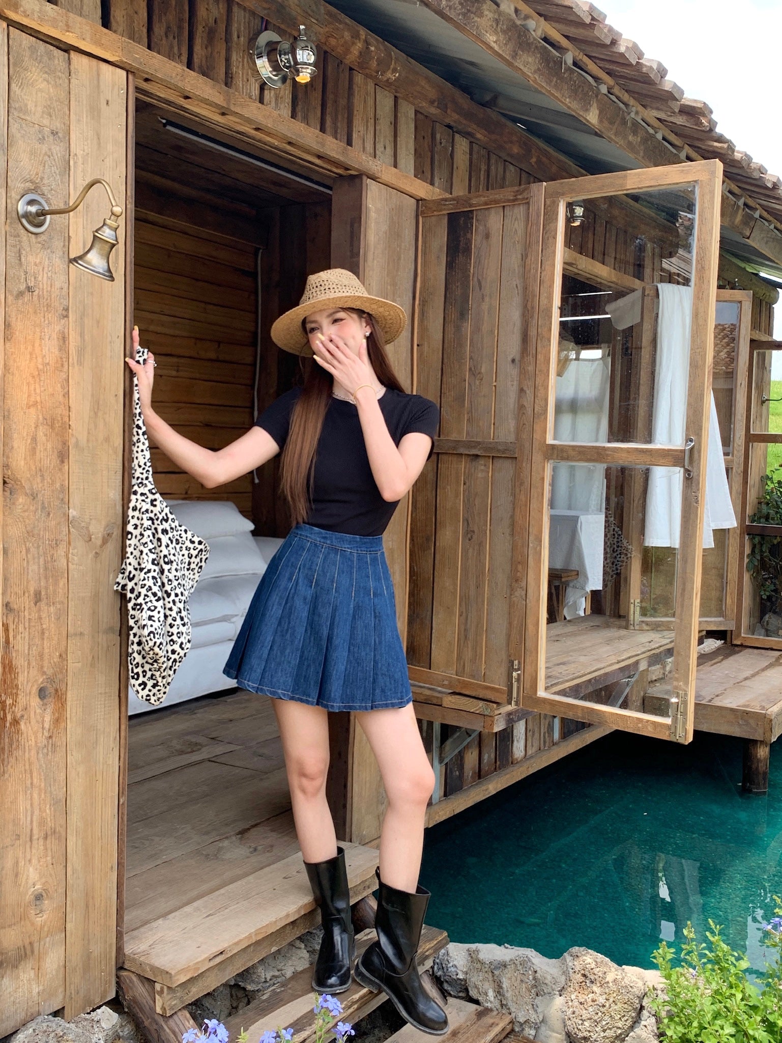Lani Denim Skirt