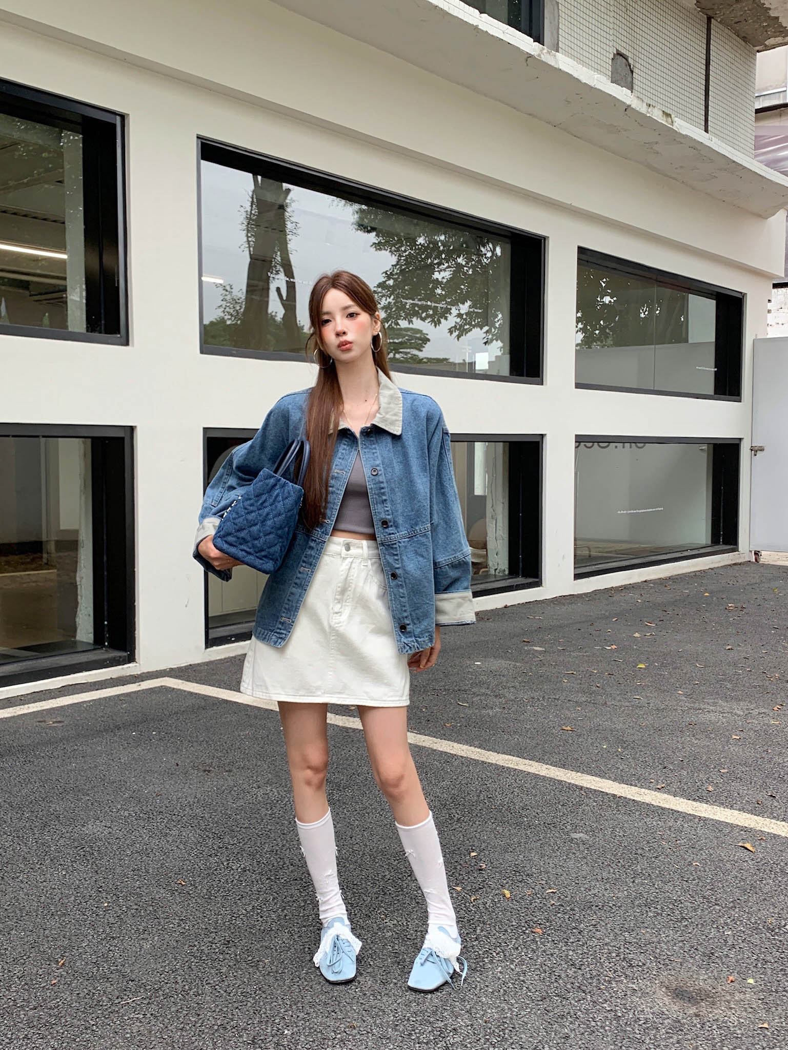 Axelle Denim Outer