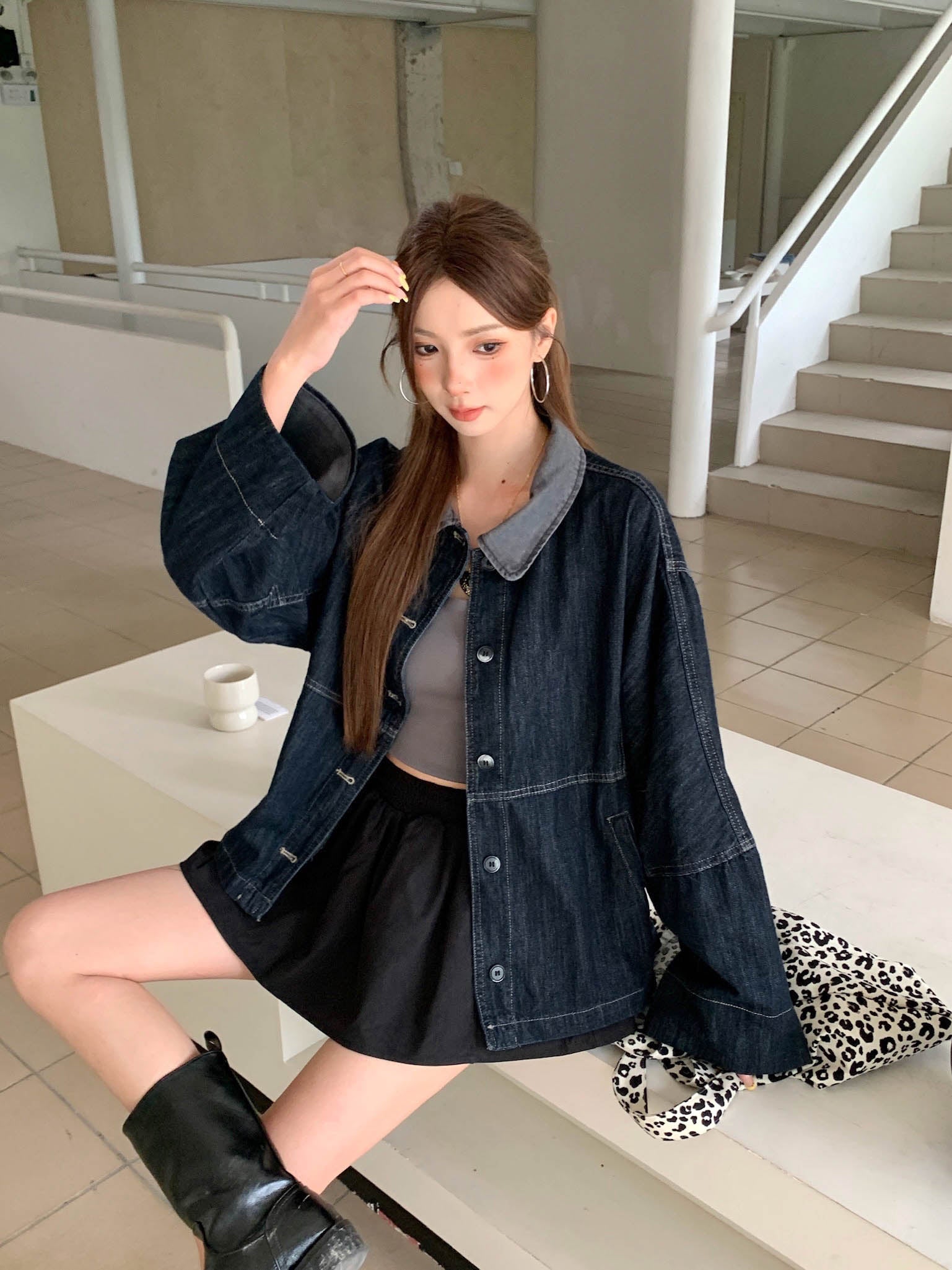 Axelle Denim Outer