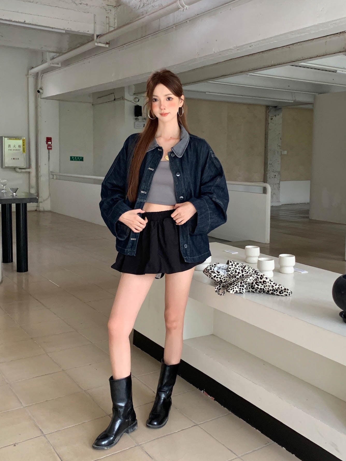 Axelle Denim Outer