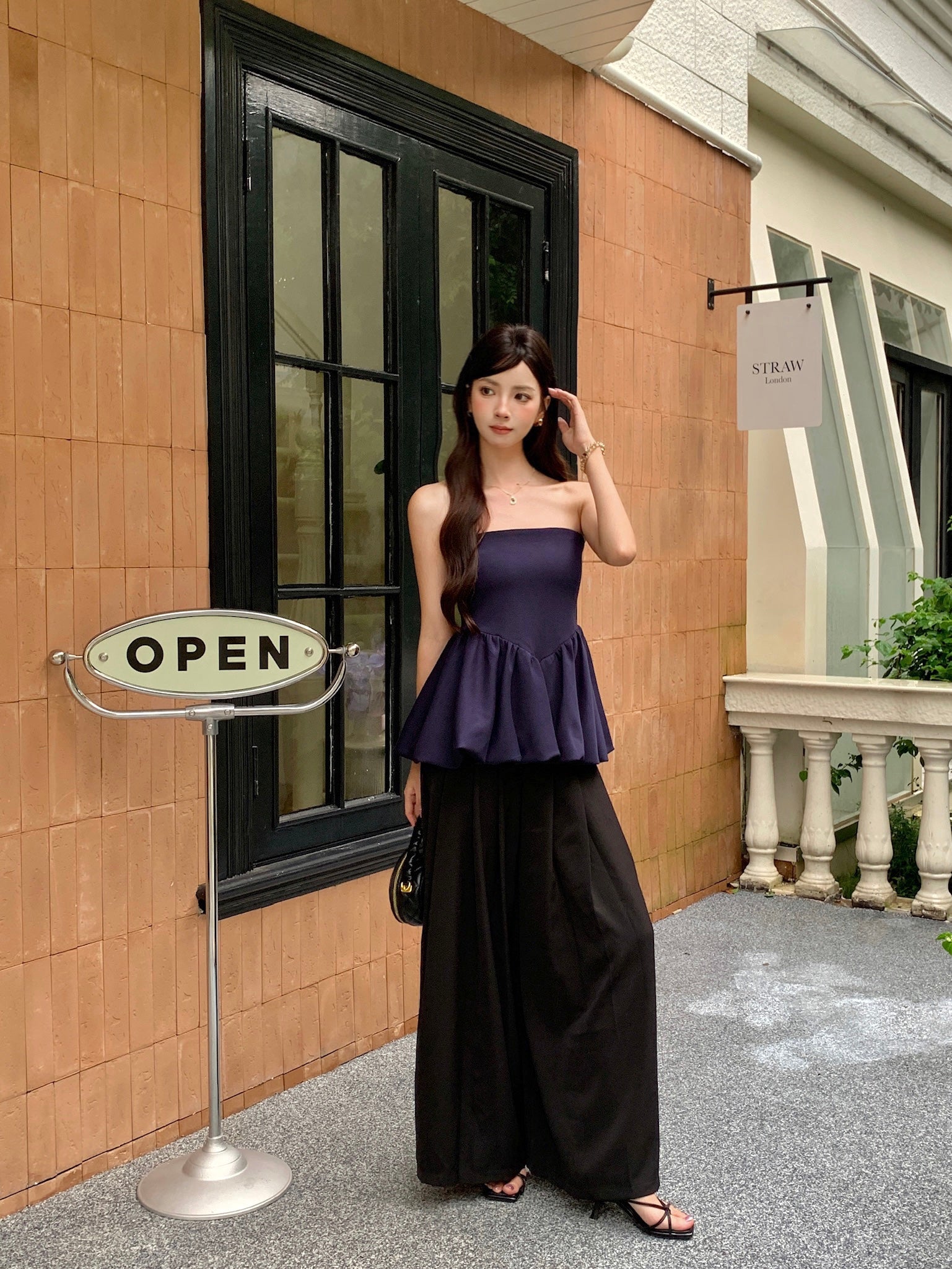 Ann Peplum Top