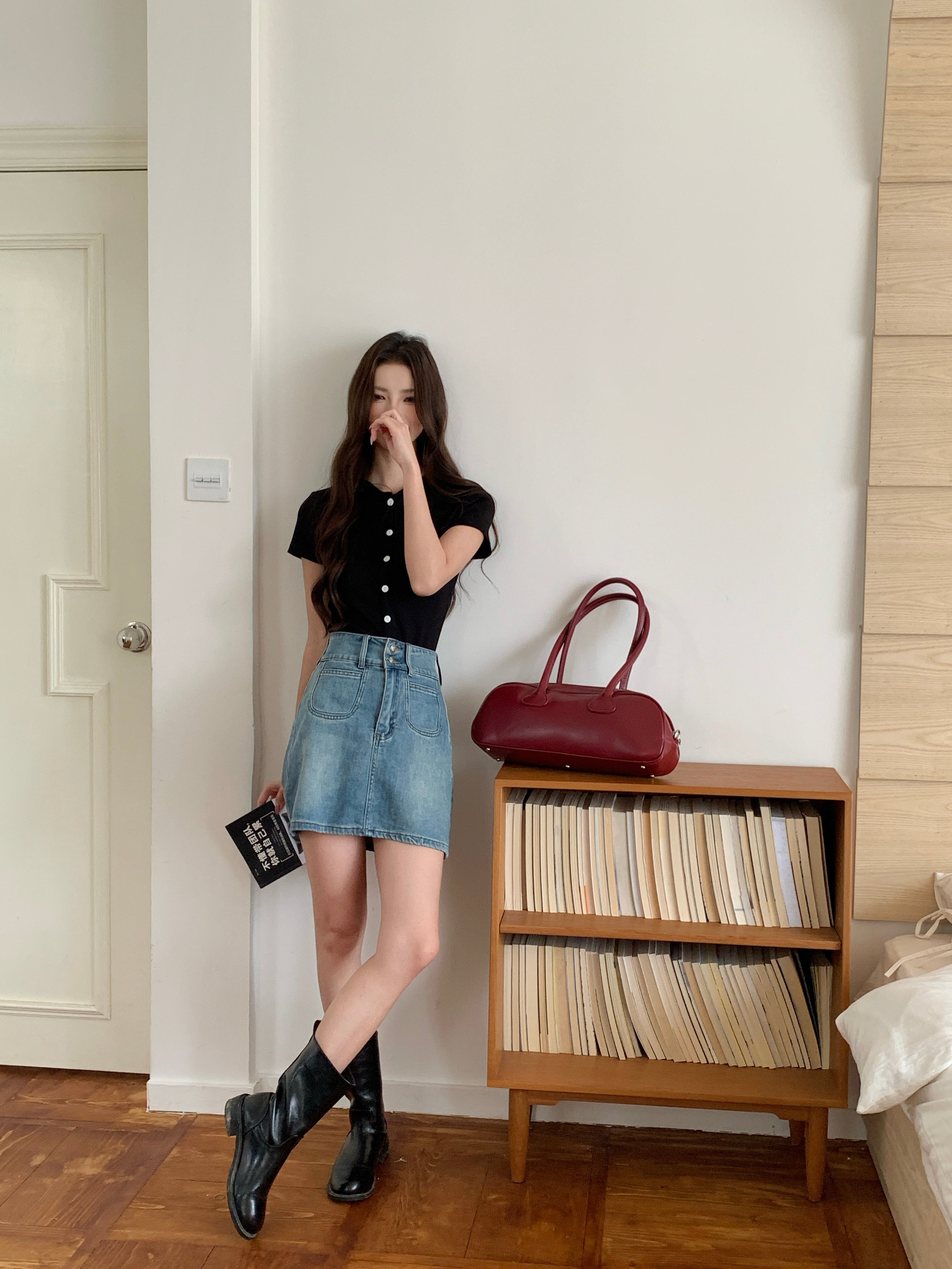Catila Denim Skirt