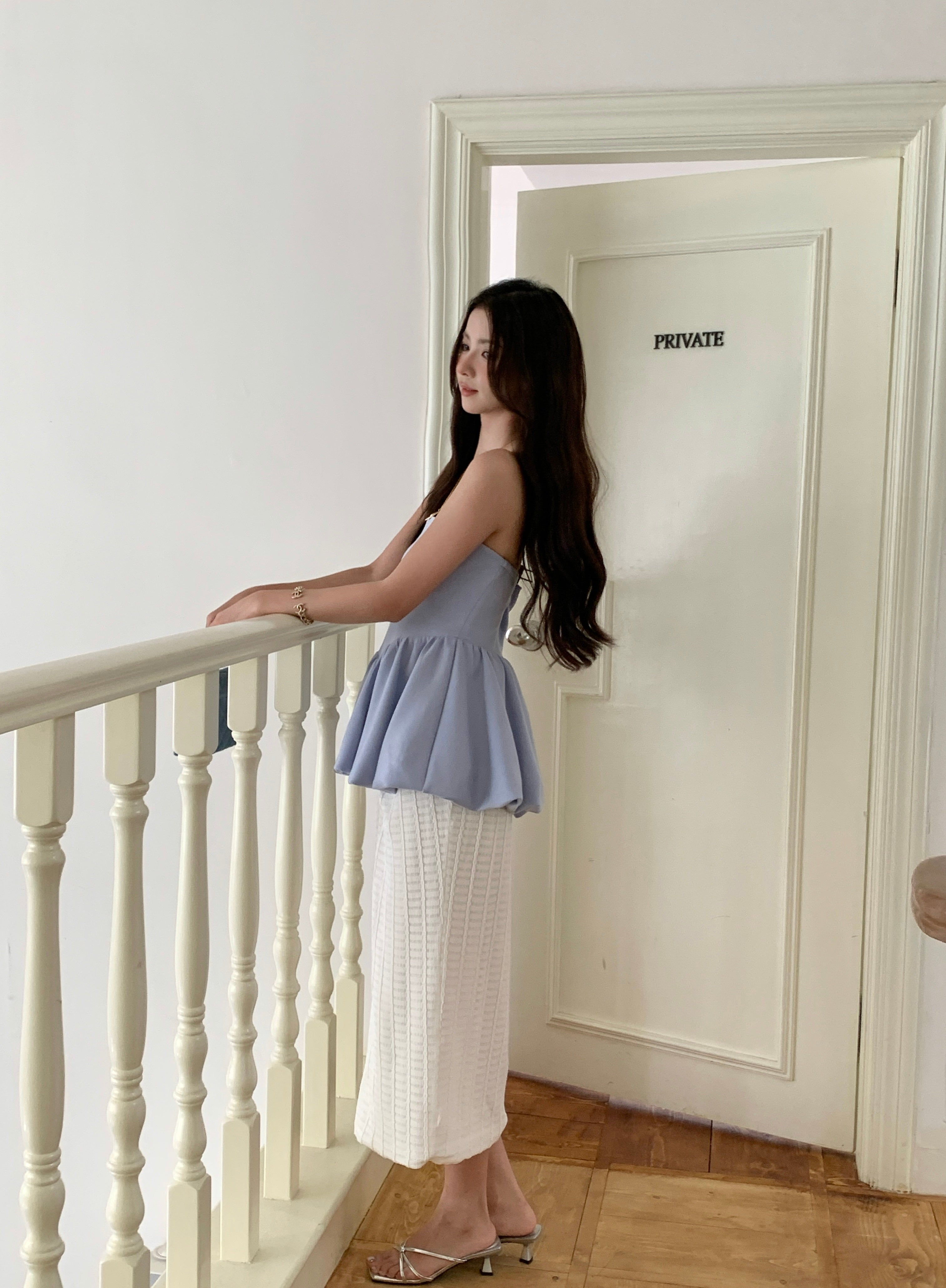 Ann Peplum Top