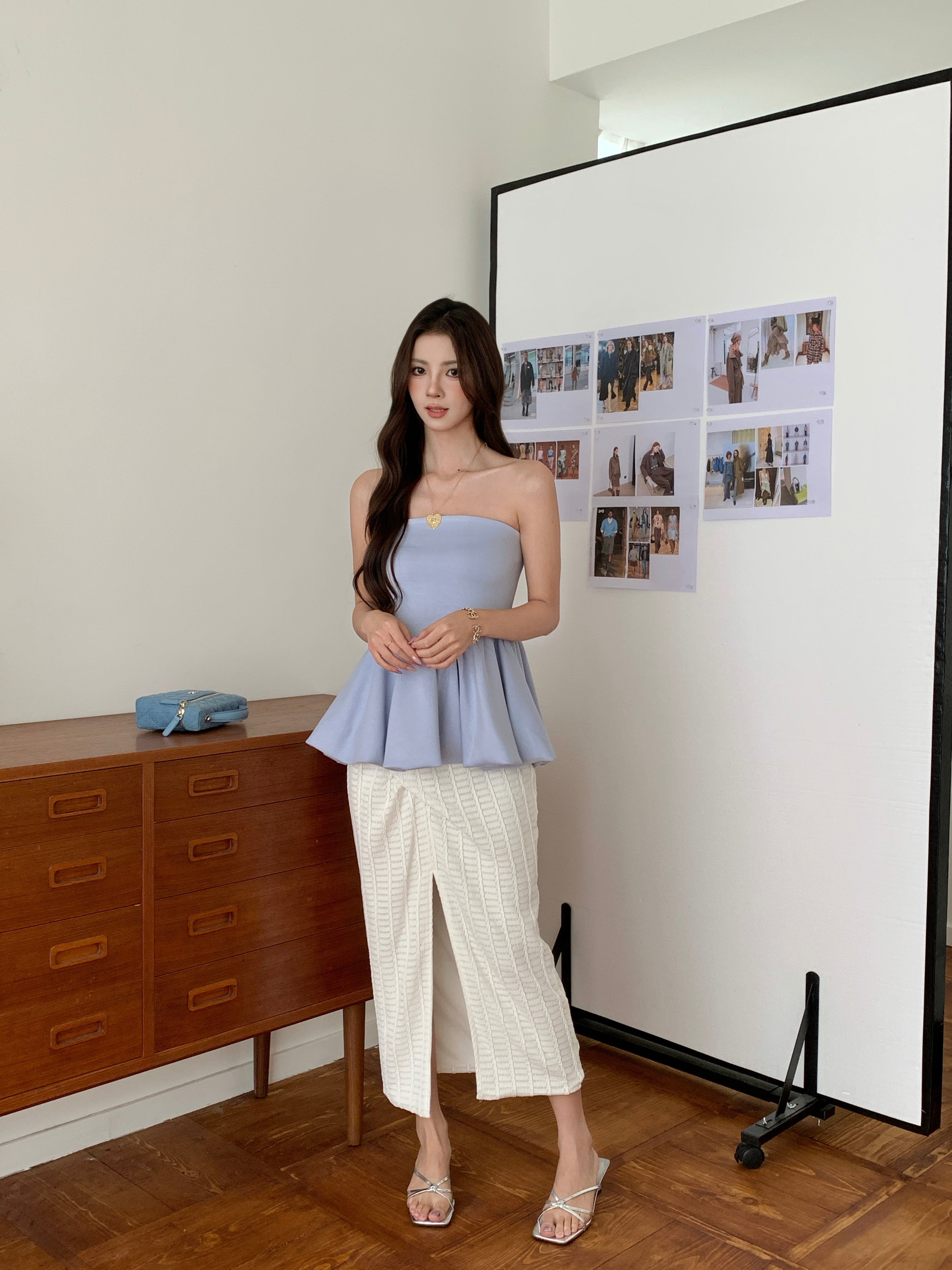 Ann Peplum Top