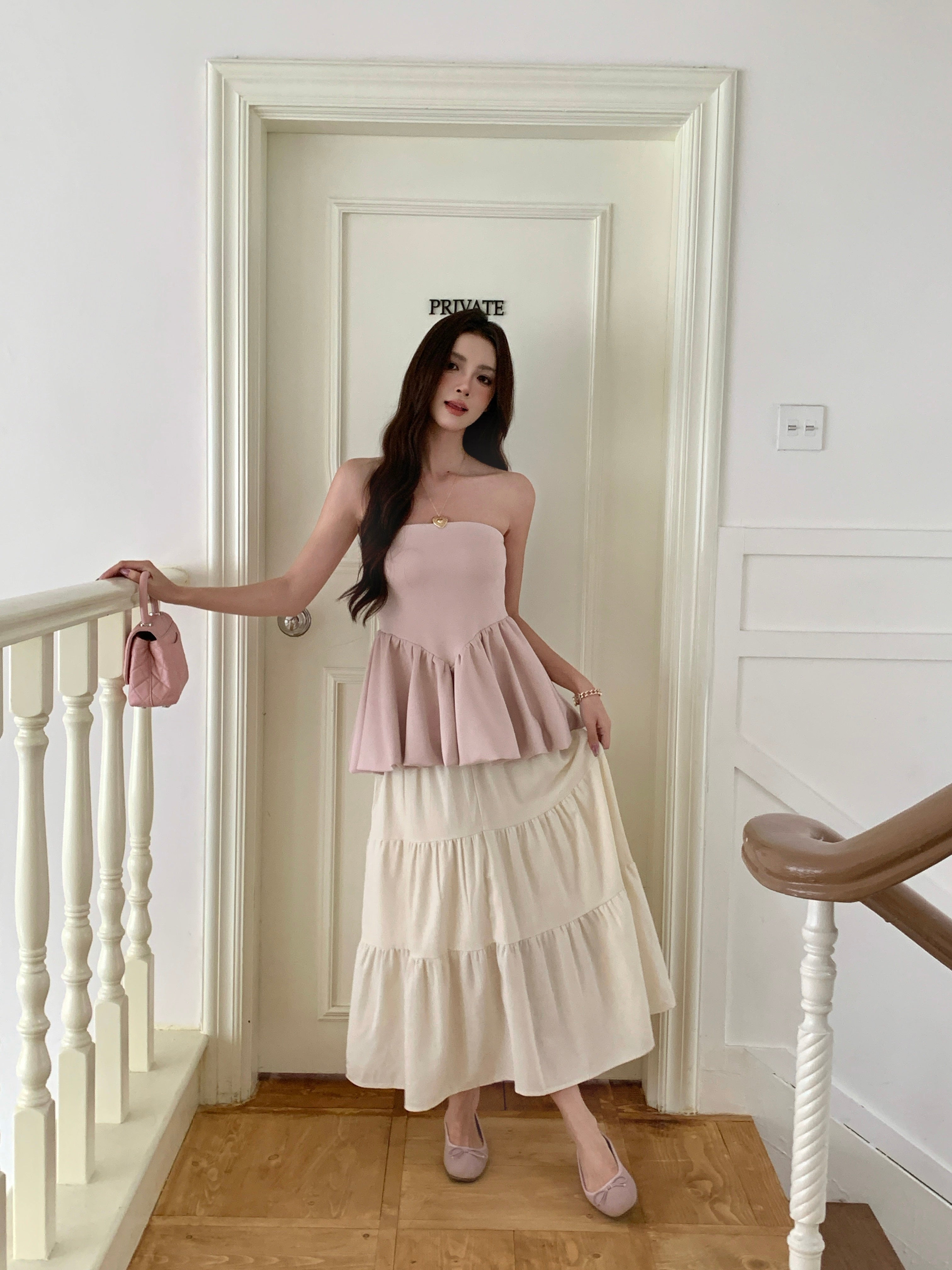 Ann Peplum Top