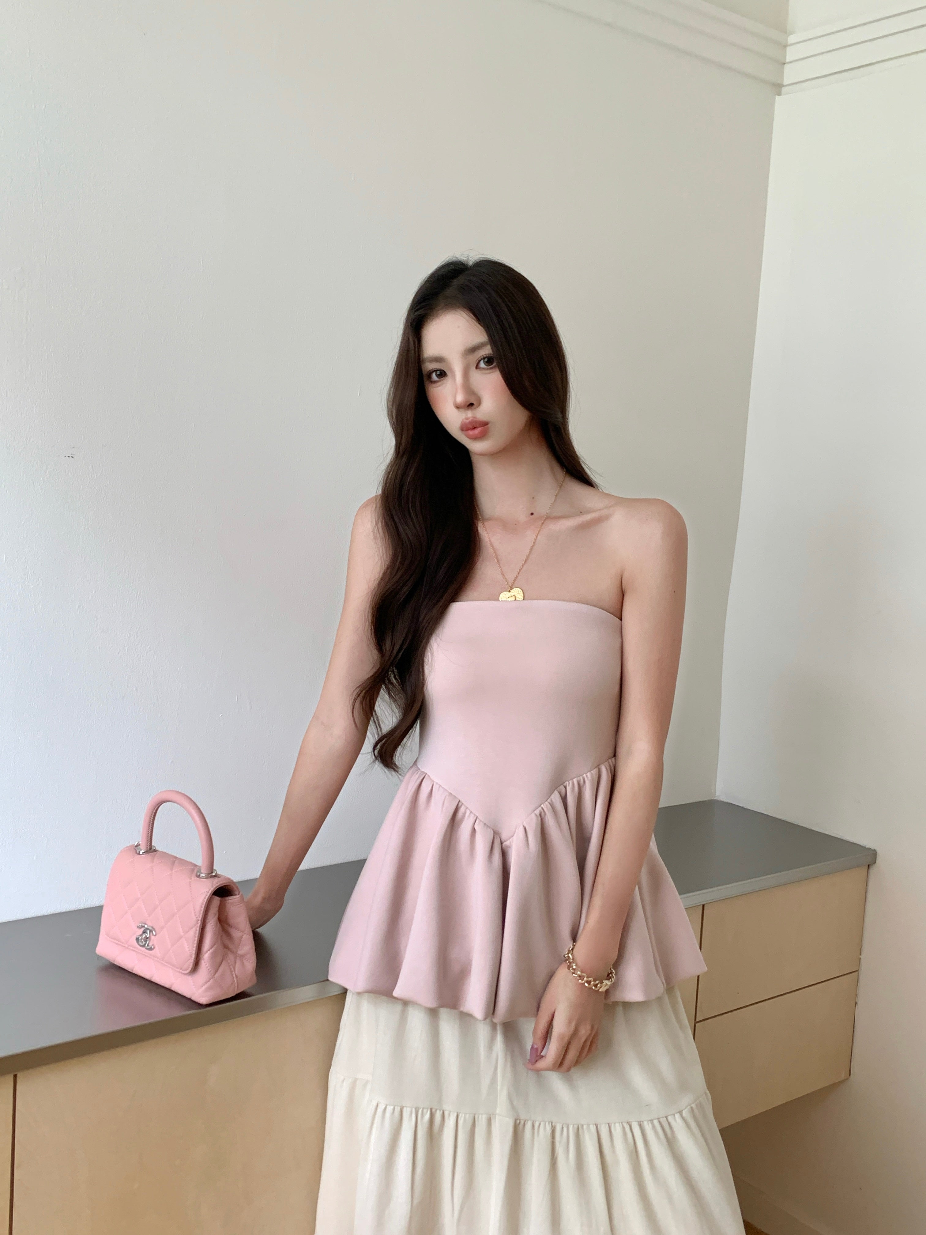 Ann Peplum Top