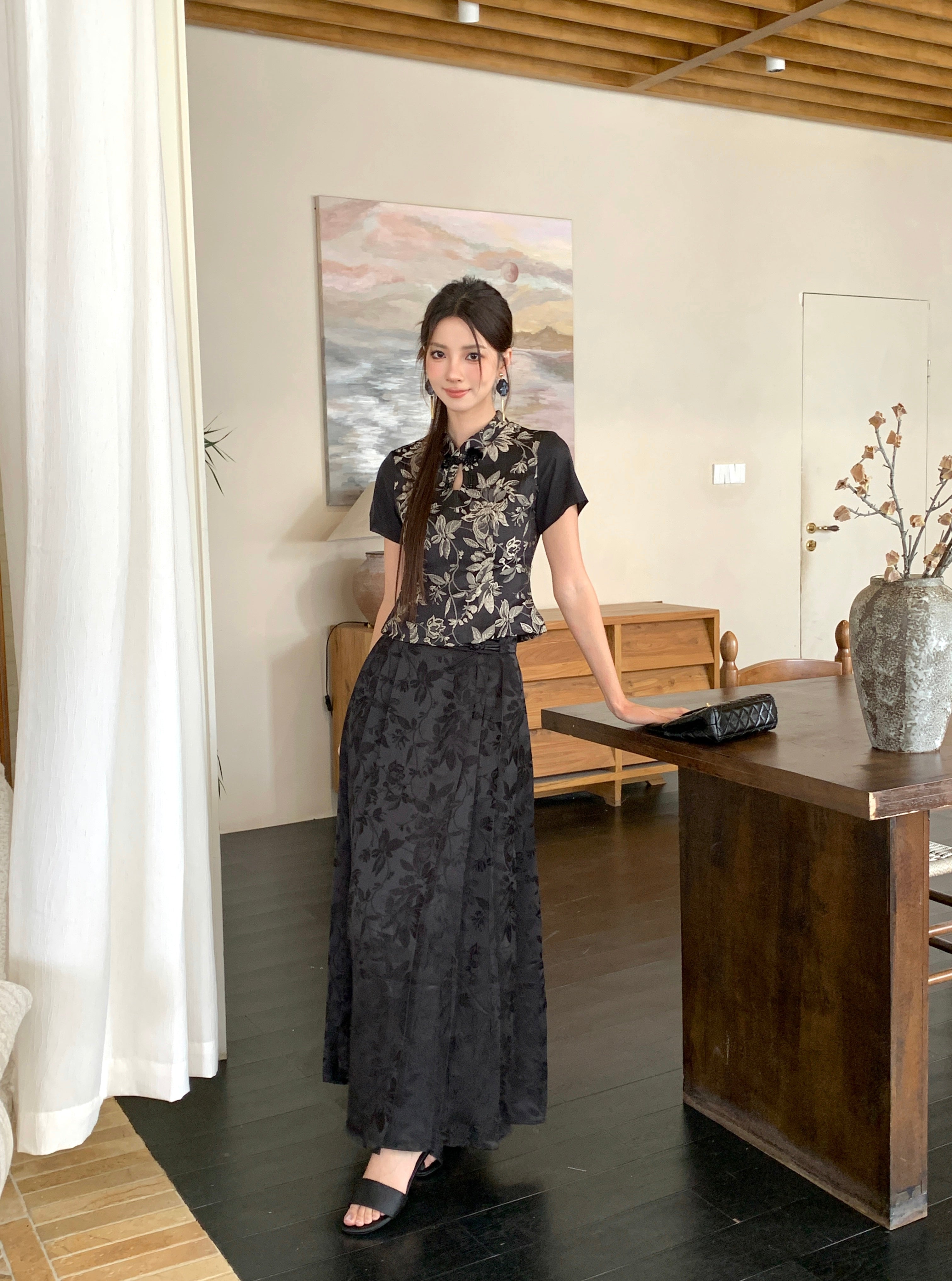 Mo Yin Cheongsam Top