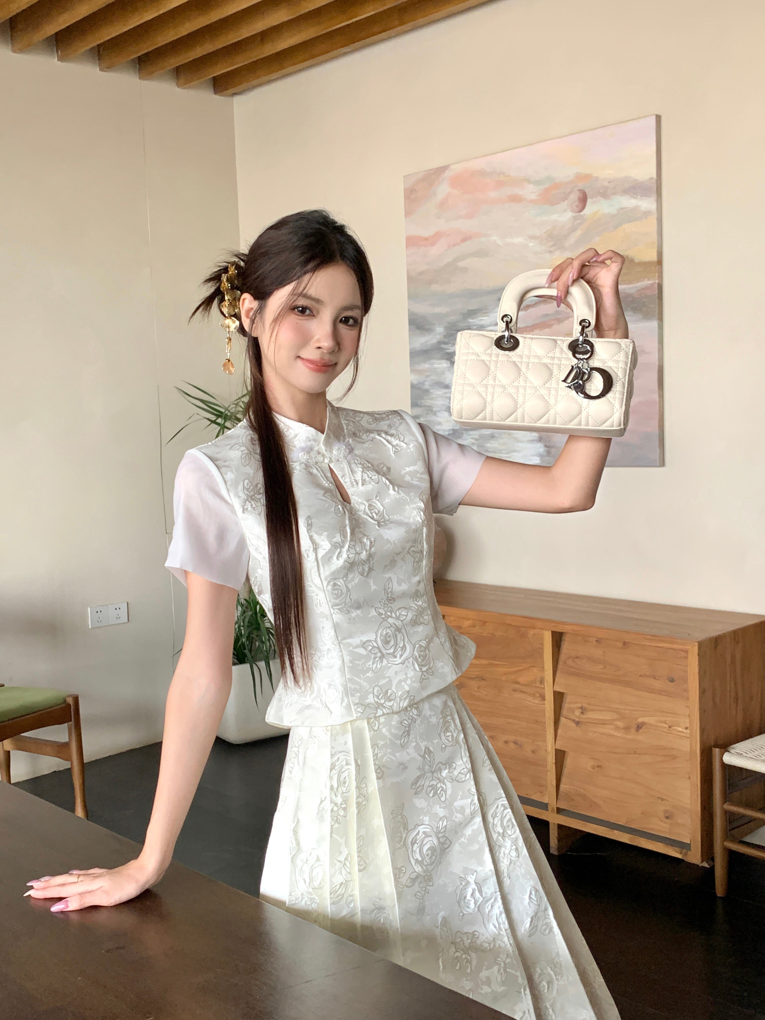 Mo Yin Cheongsam Top(Defect)
