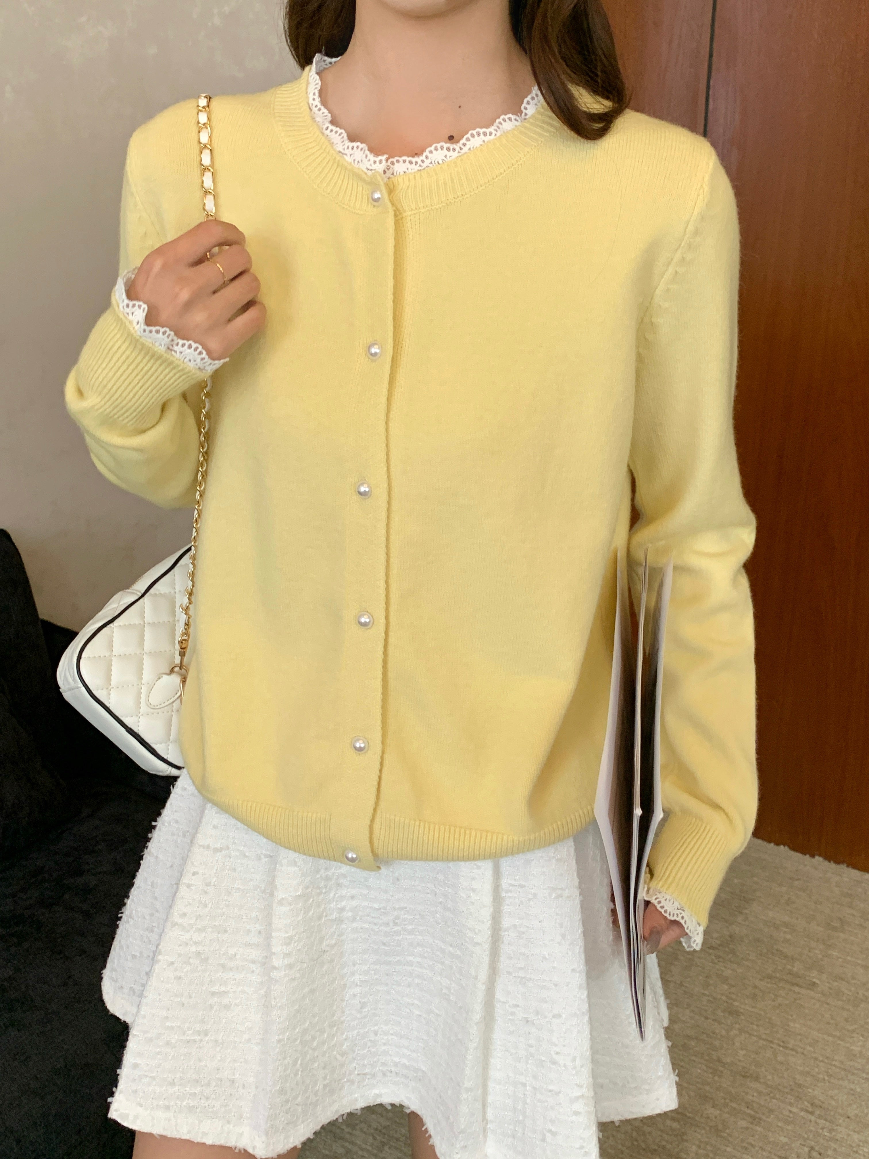 Merry Knitted Cardigan(Defect)