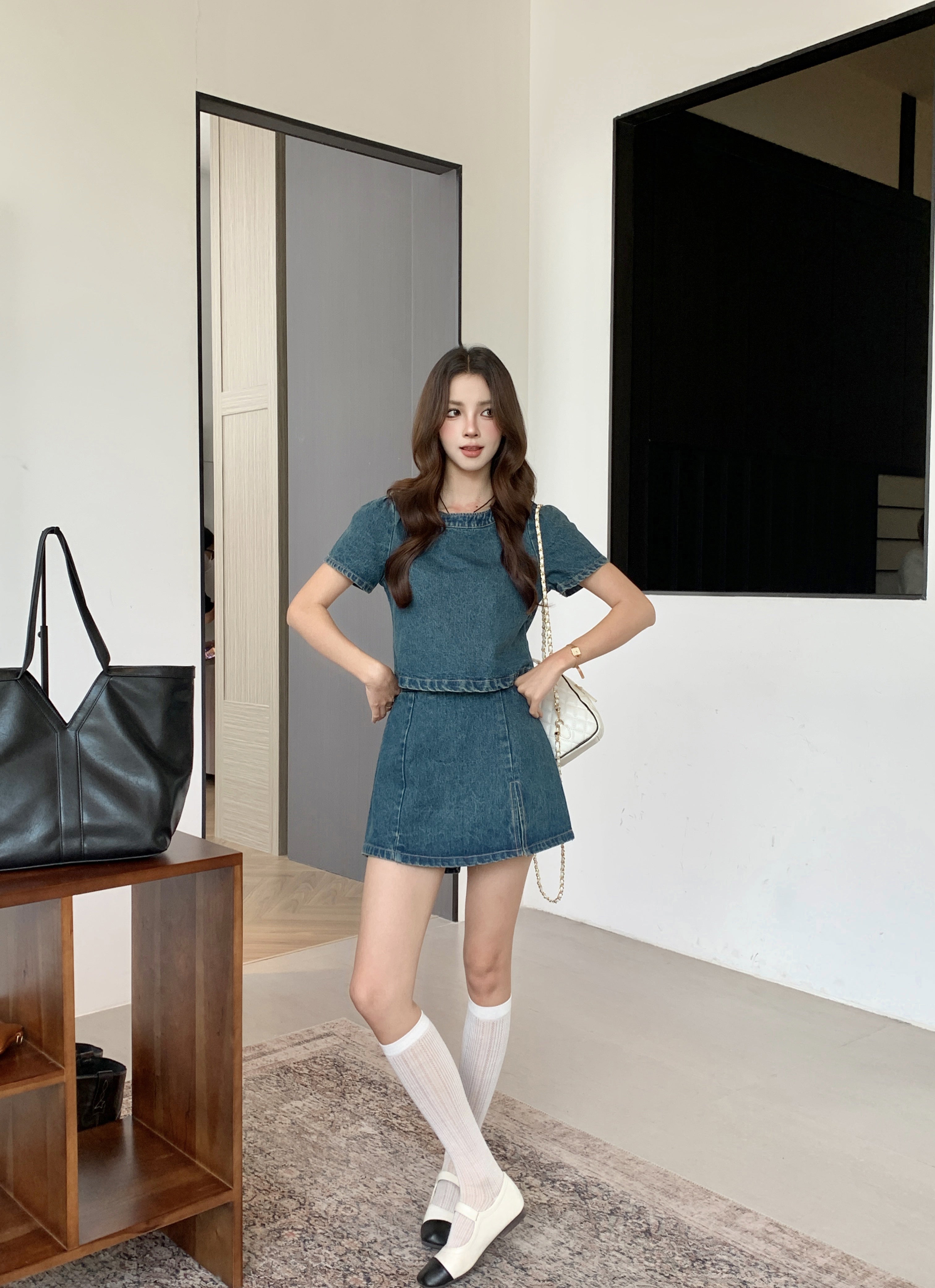 Haneul Denim Top