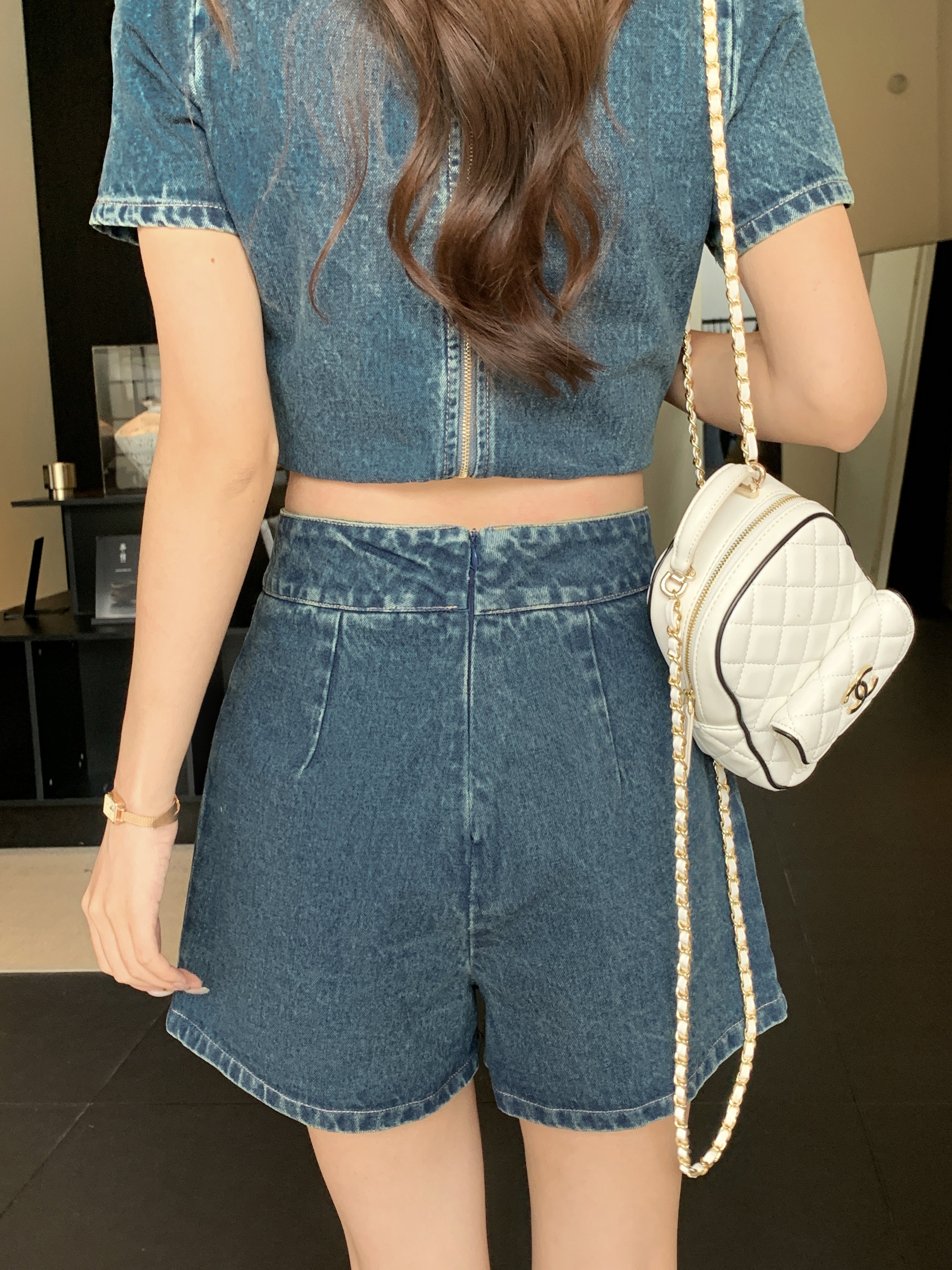 Haneul Denim Skort