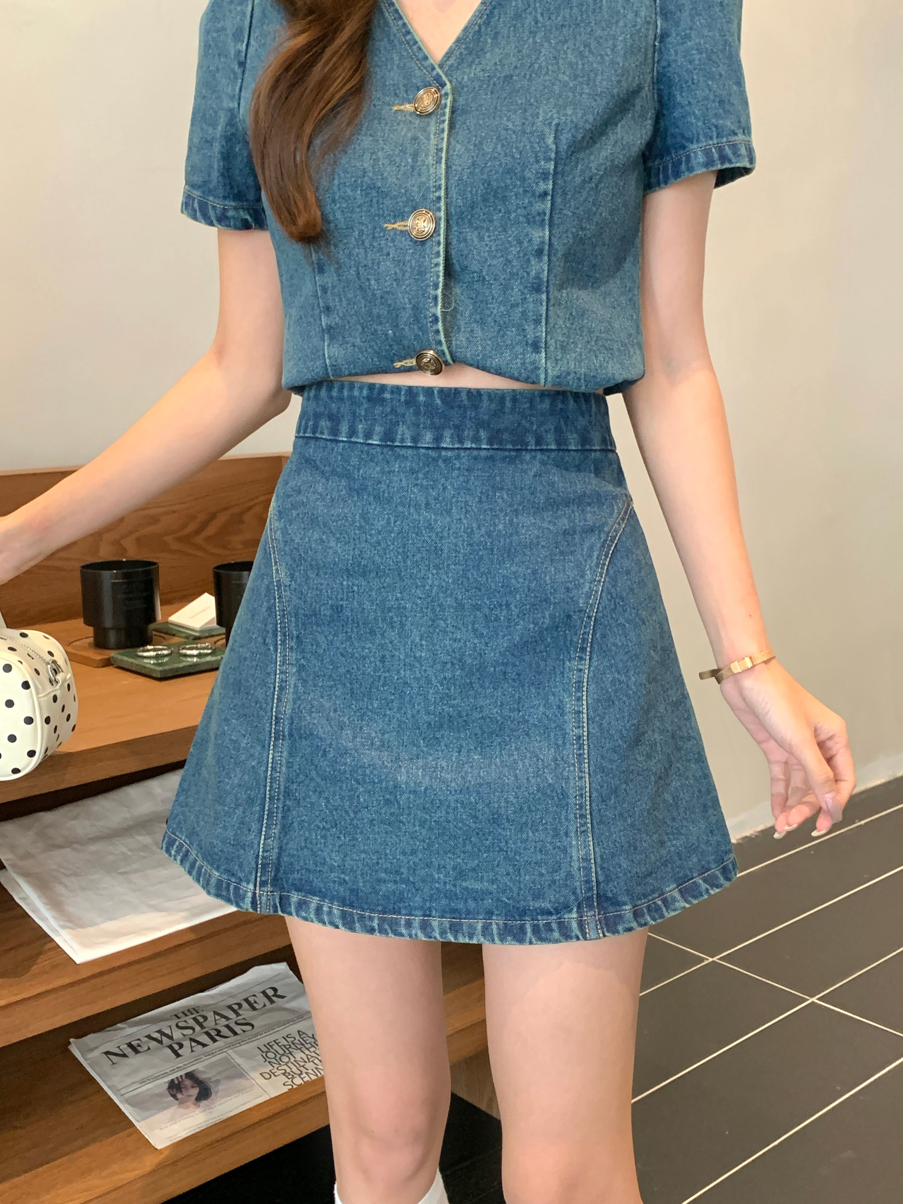 Noa Denim Skirt