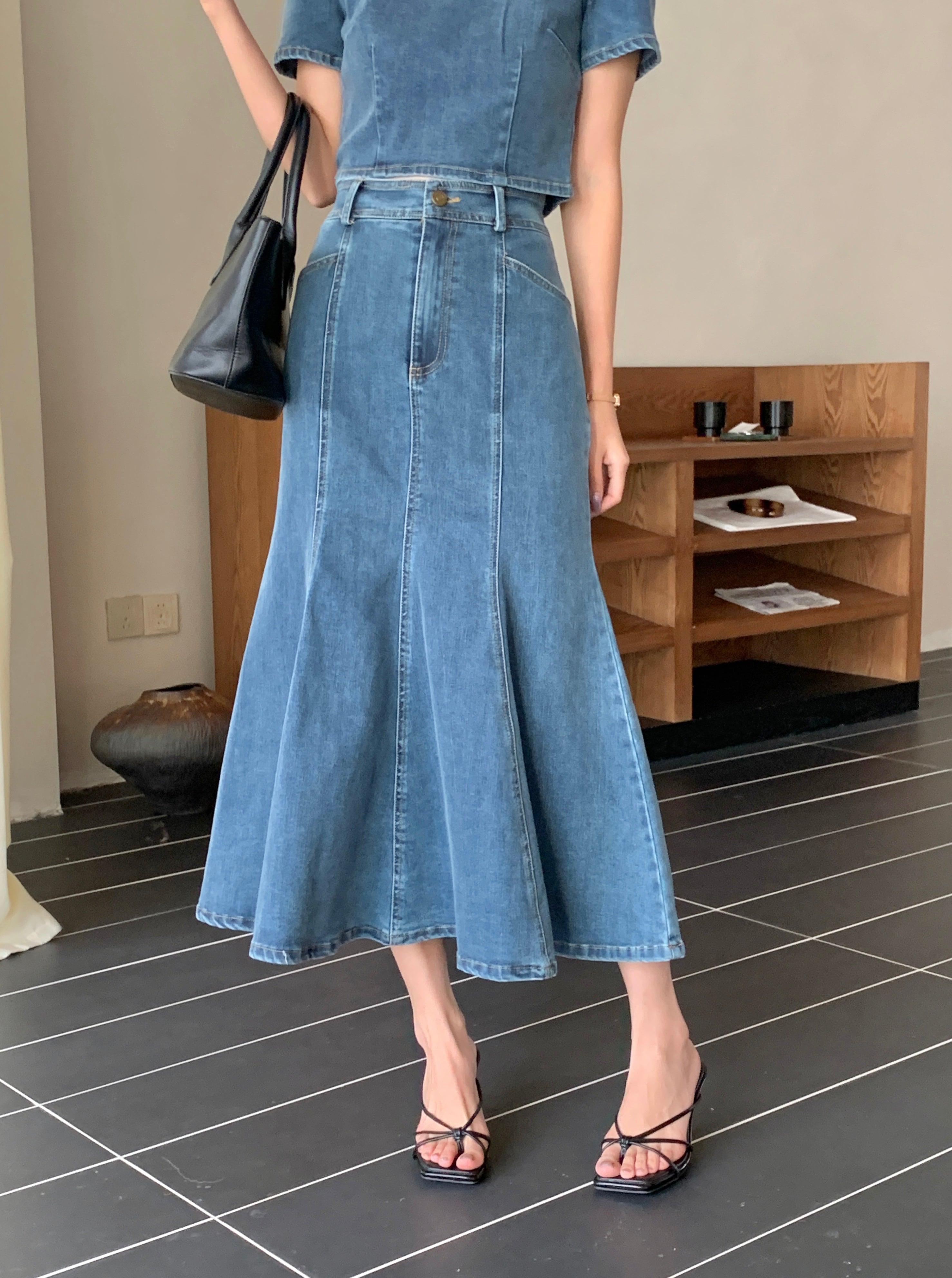 Seori Denim Skirt