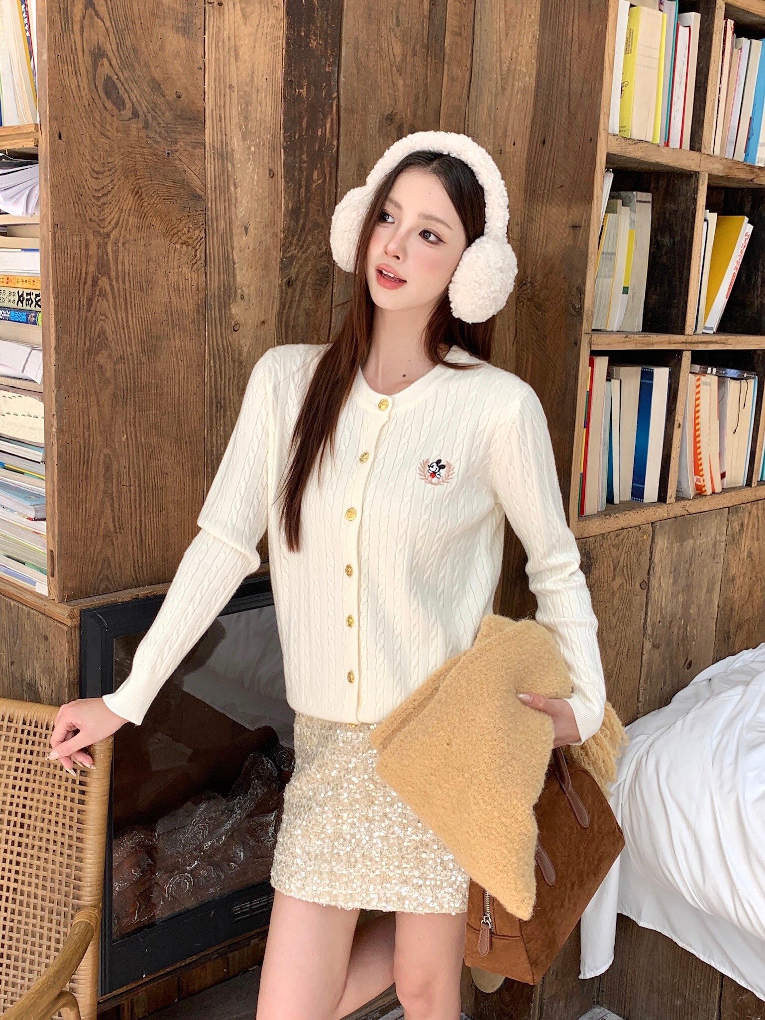 Mickey Knitted Cardigan