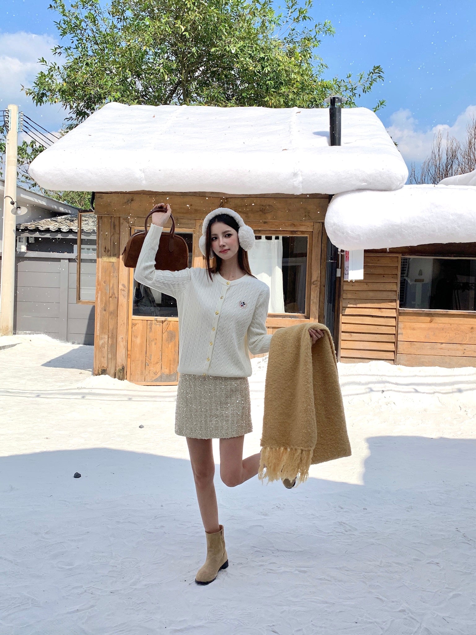 Mickey Knitted Cardigan