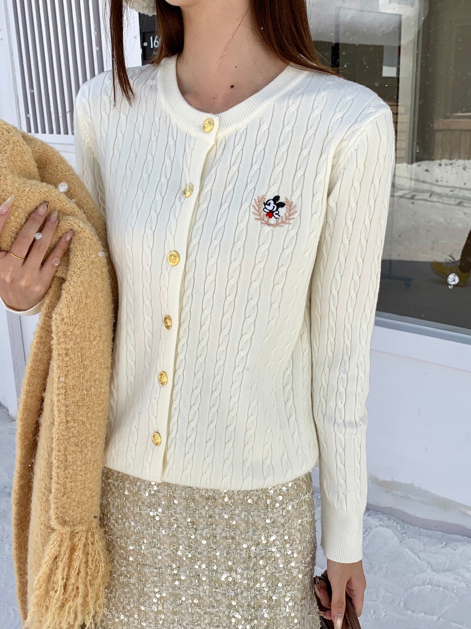 Mickey Knitted Cardigan