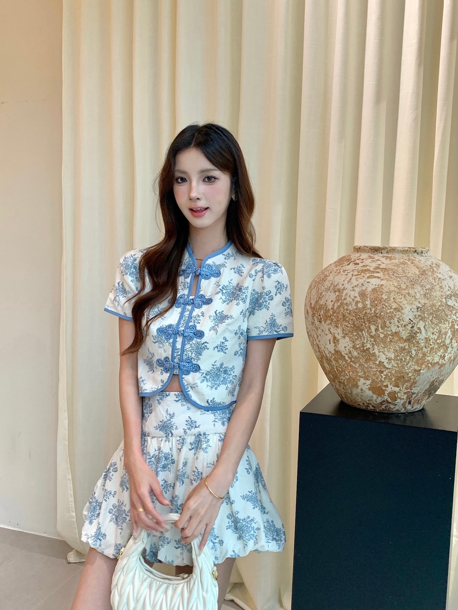 Jin Que Cheongsam Top