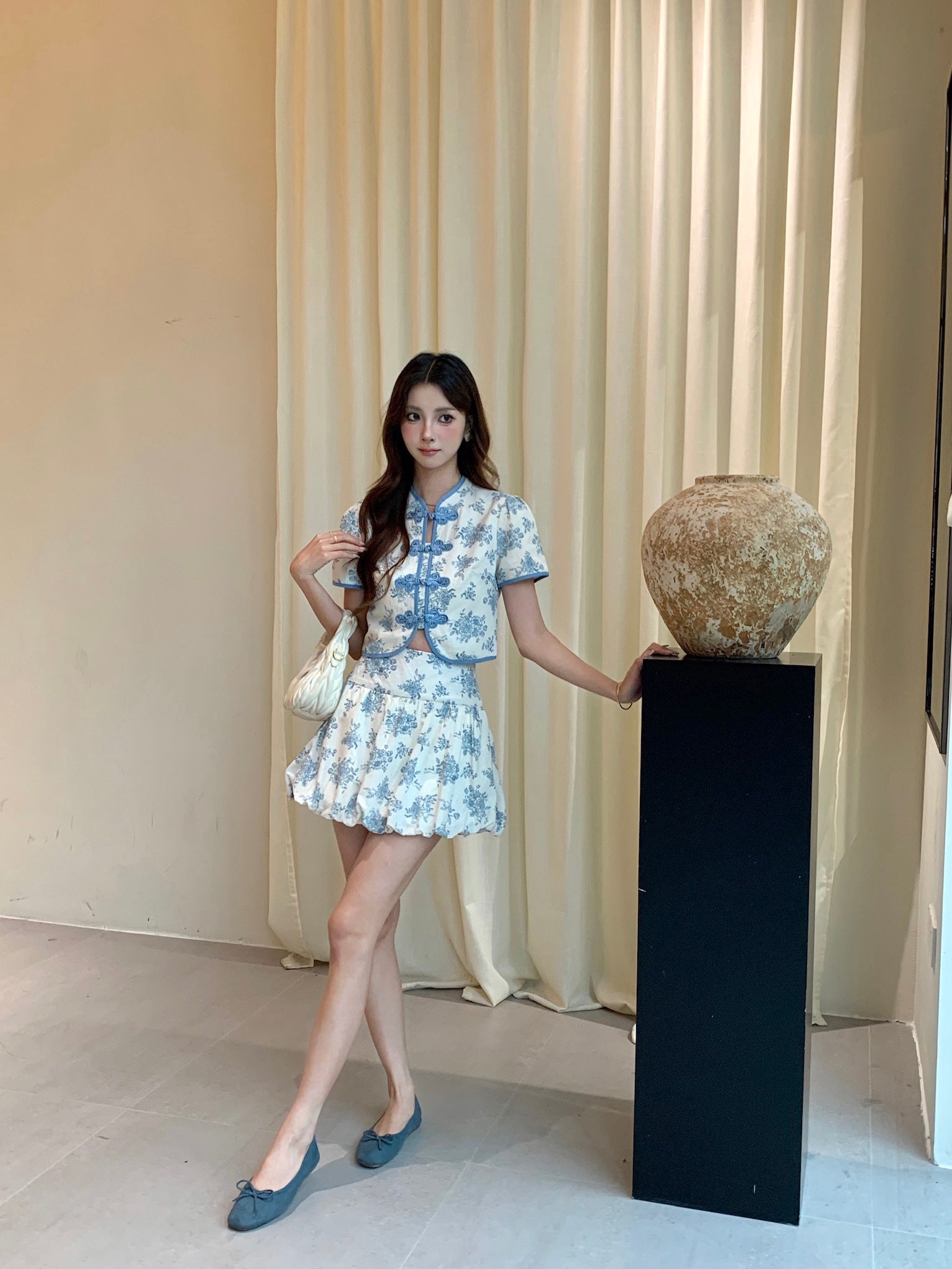 Jin Que Cheongsam Top