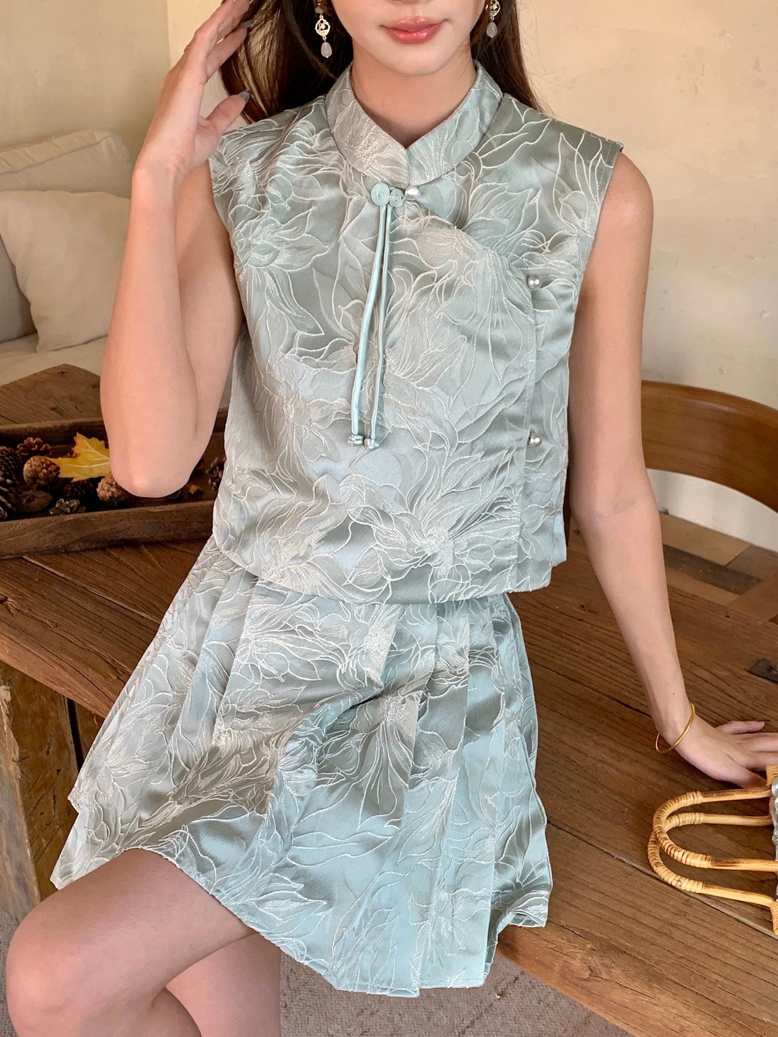 Shen He Cheongsam Top