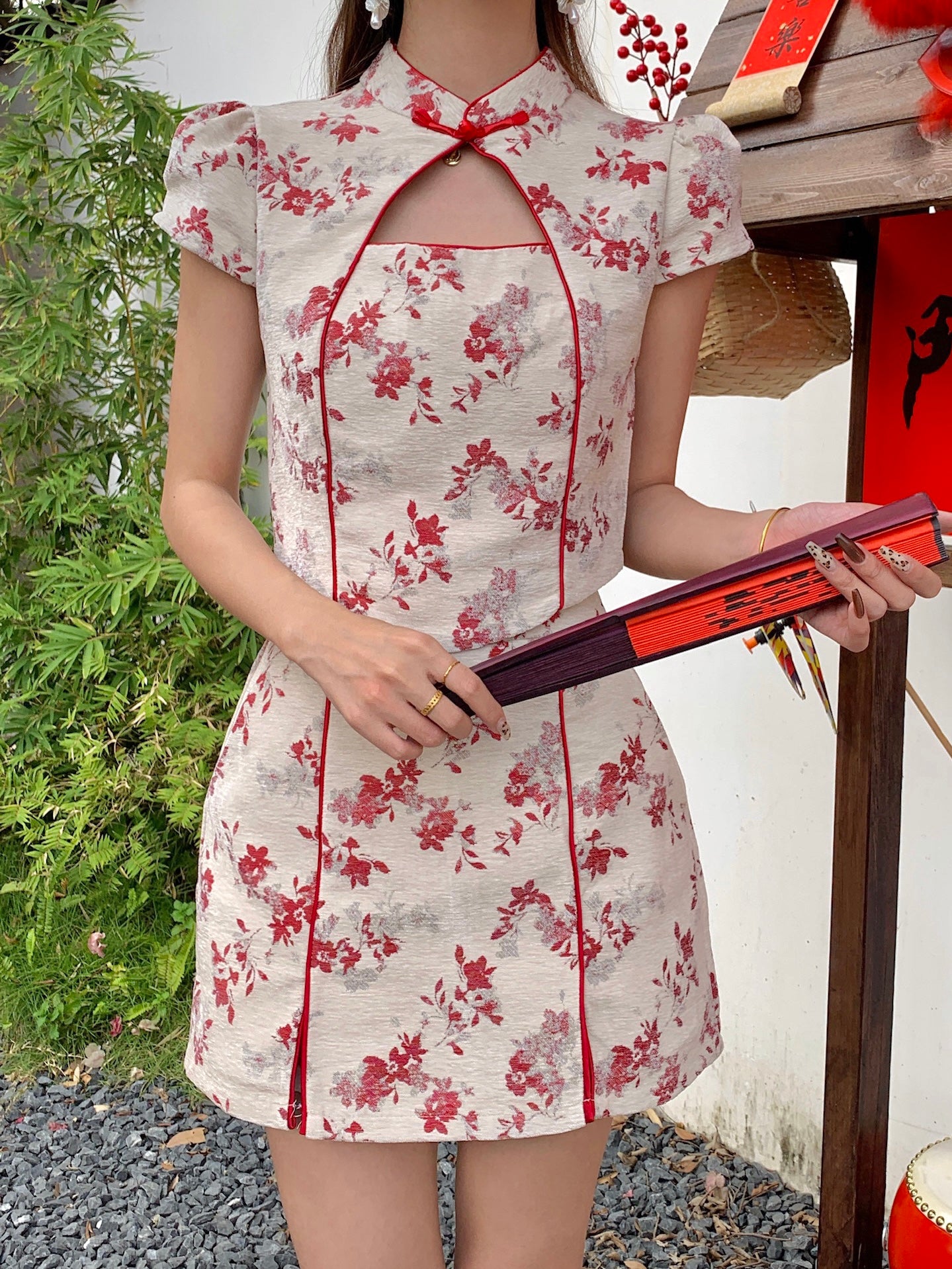Xi Qing Cheongsam Top