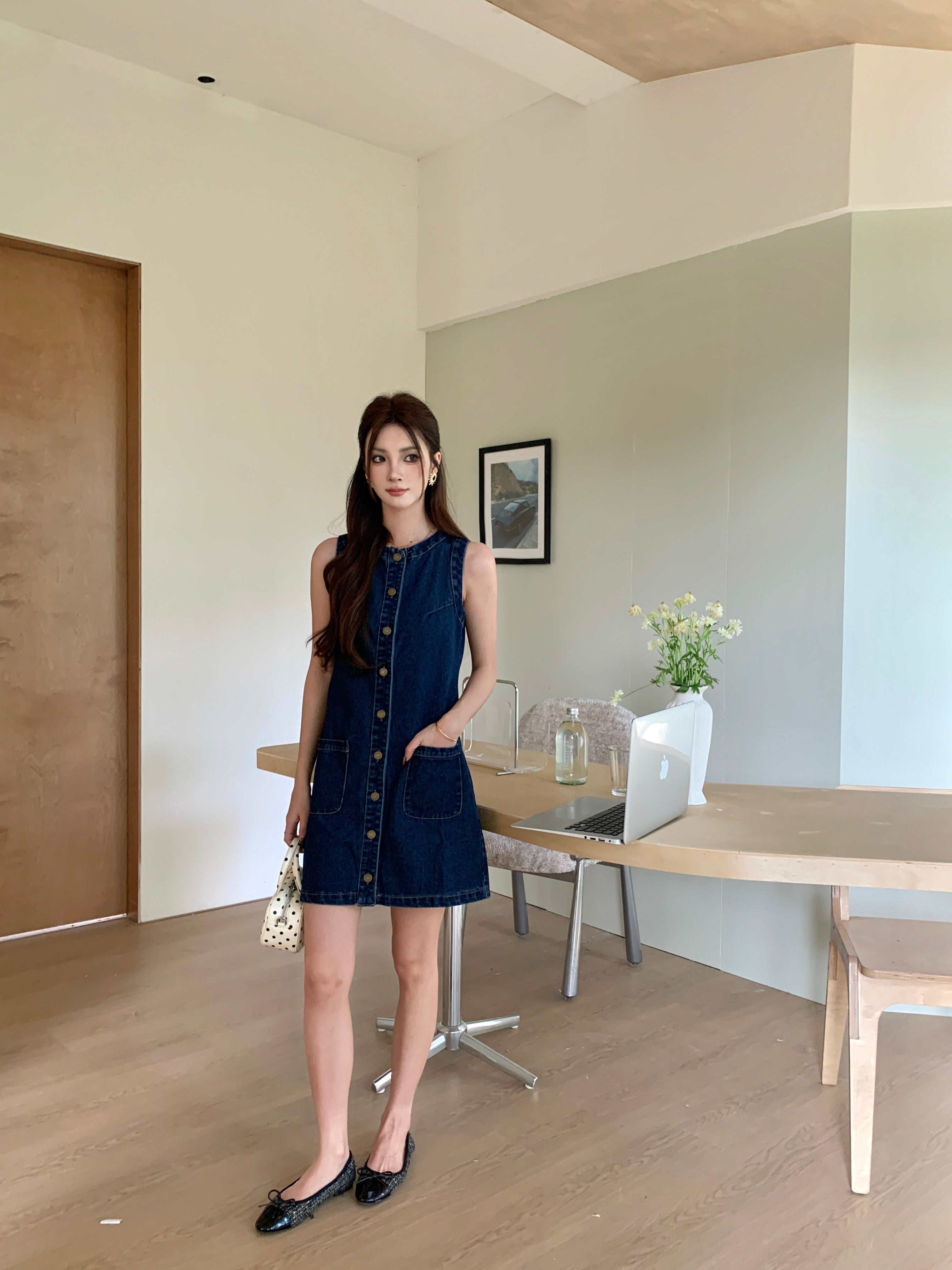 Clea Denim Dress