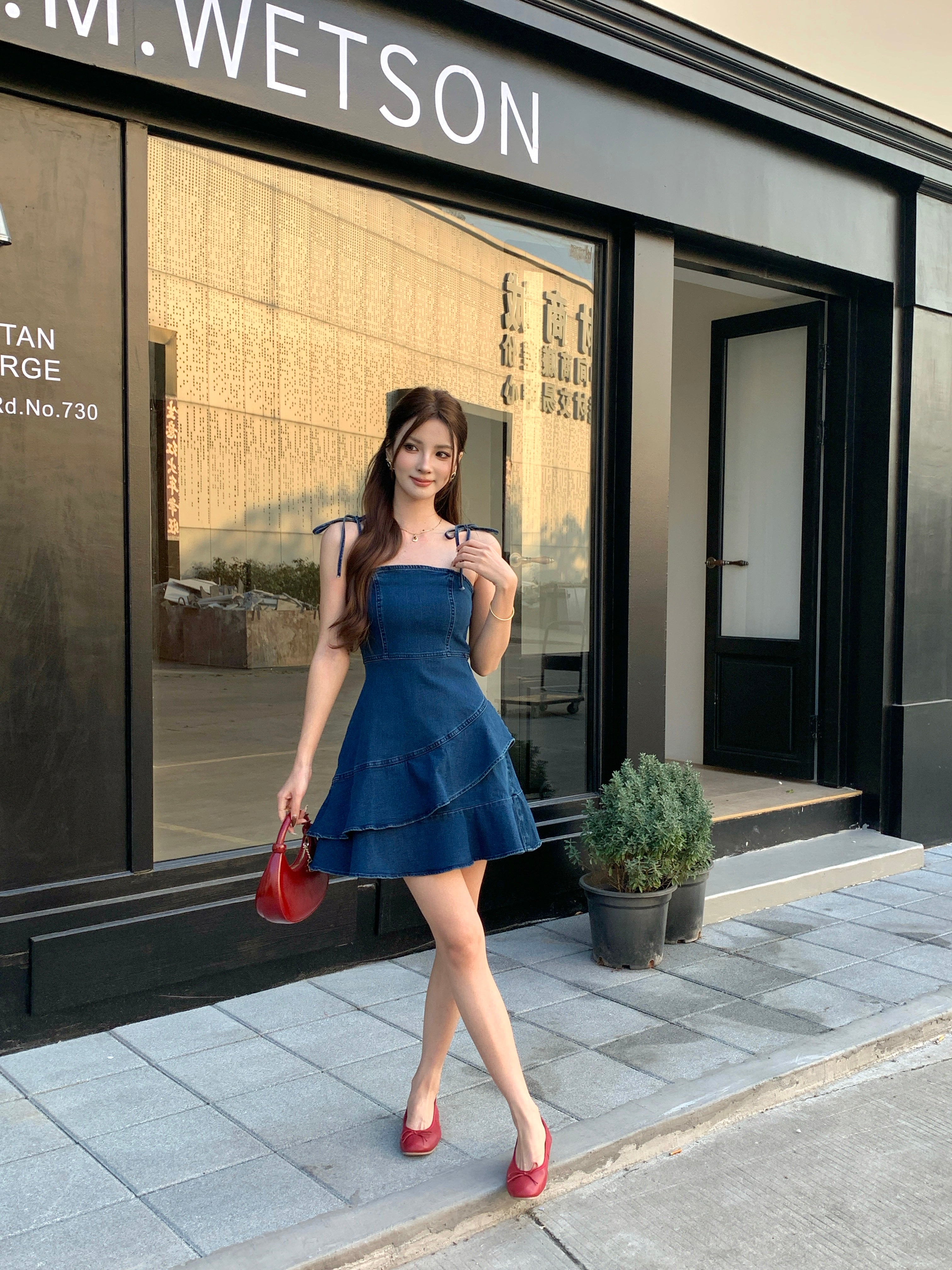 Yvette Denim Dress