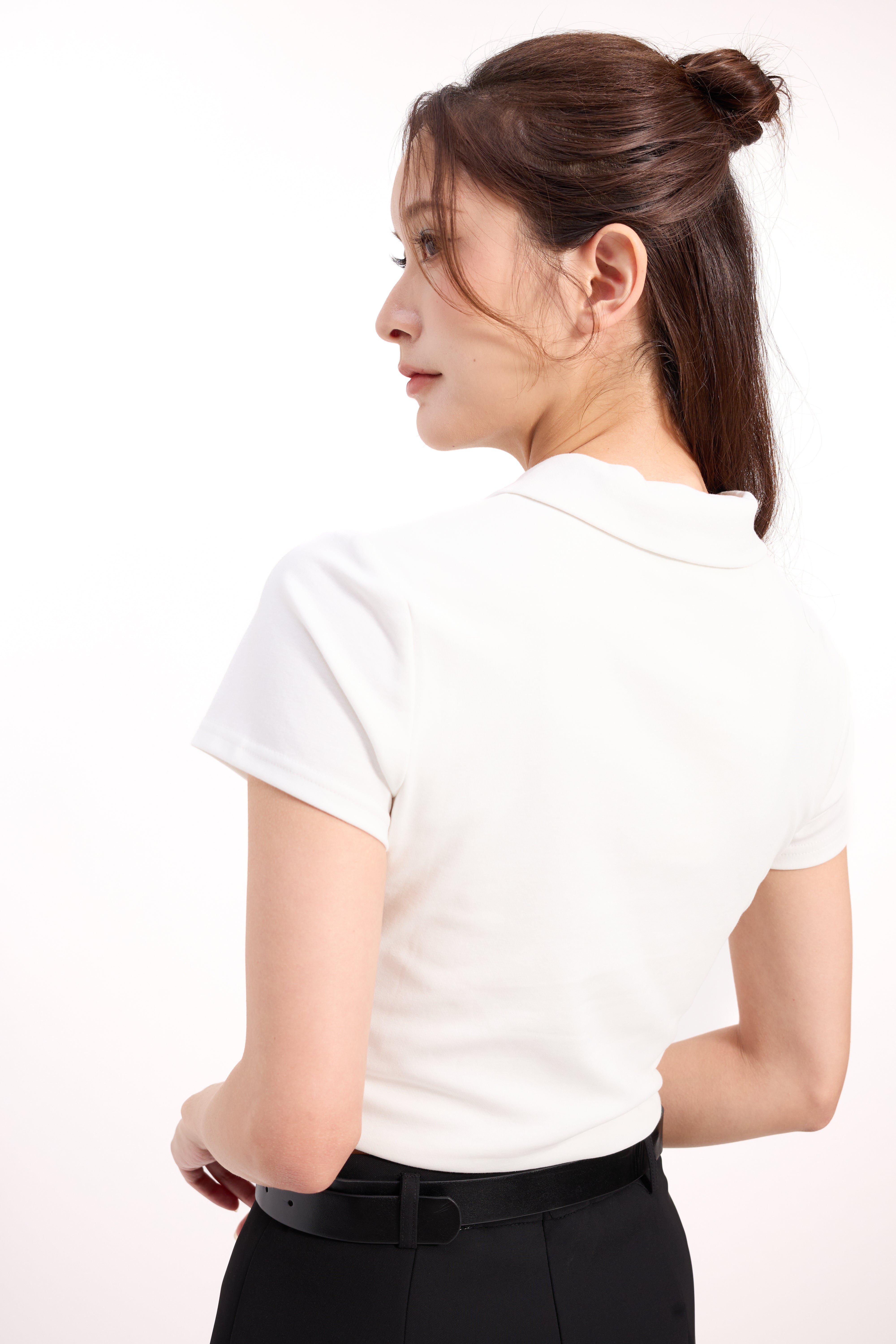 Kora Polo Crop Top