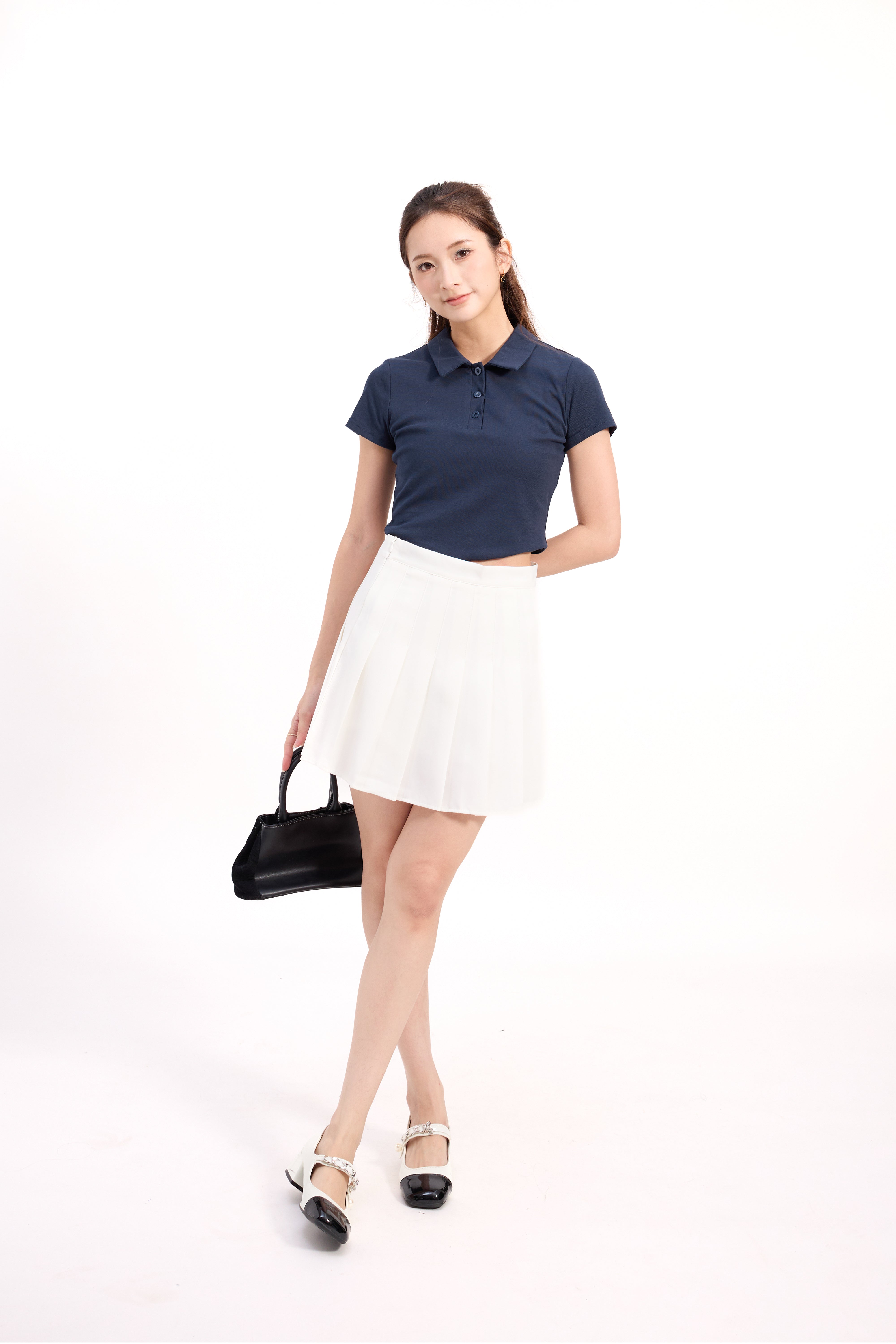 Kora Polo Crop Top
