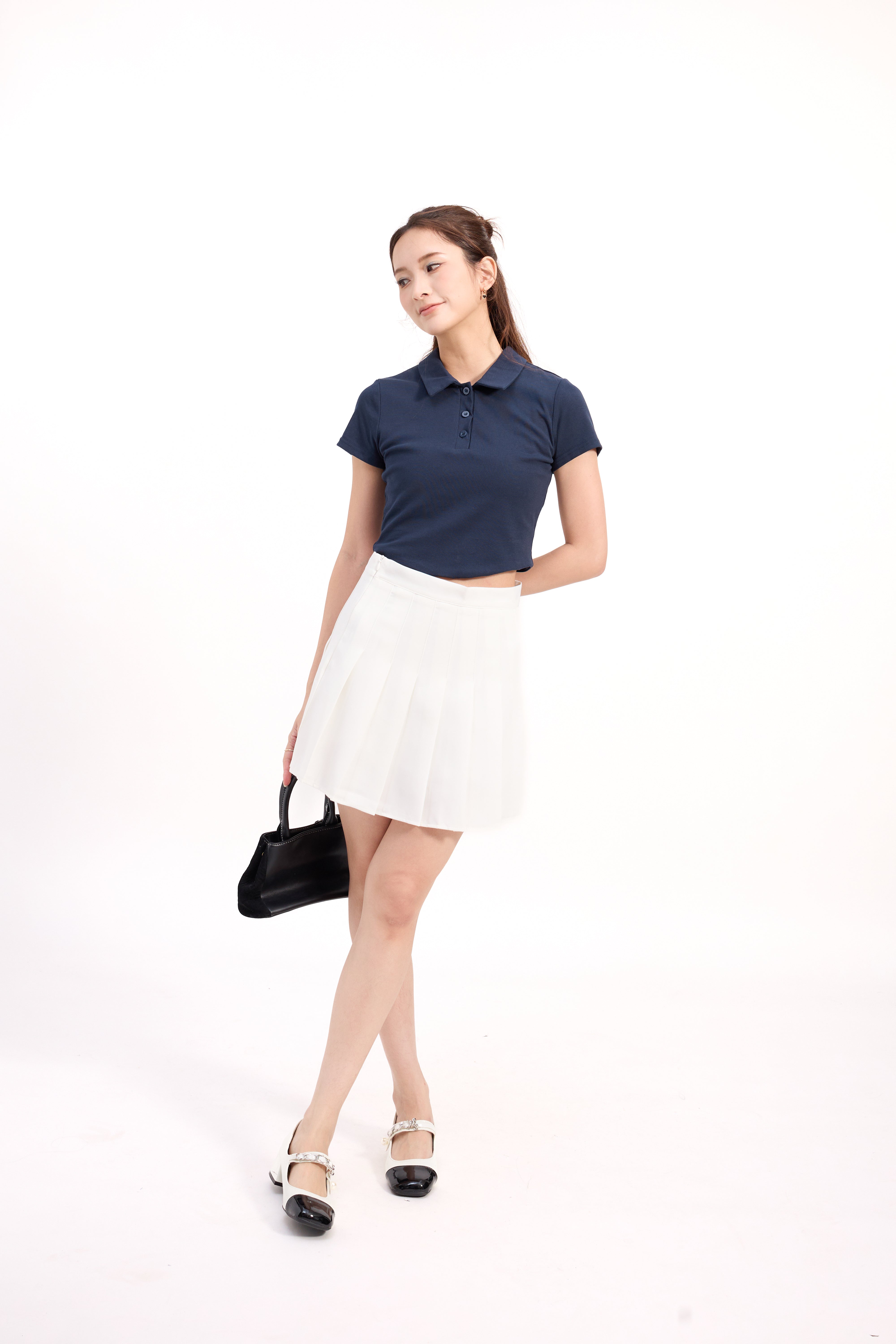 Kora Polo Crop Top
